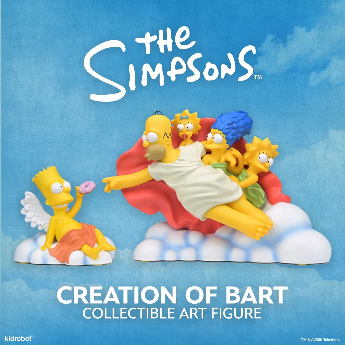 The Simpsons The Creation of Bart Art Figure Set