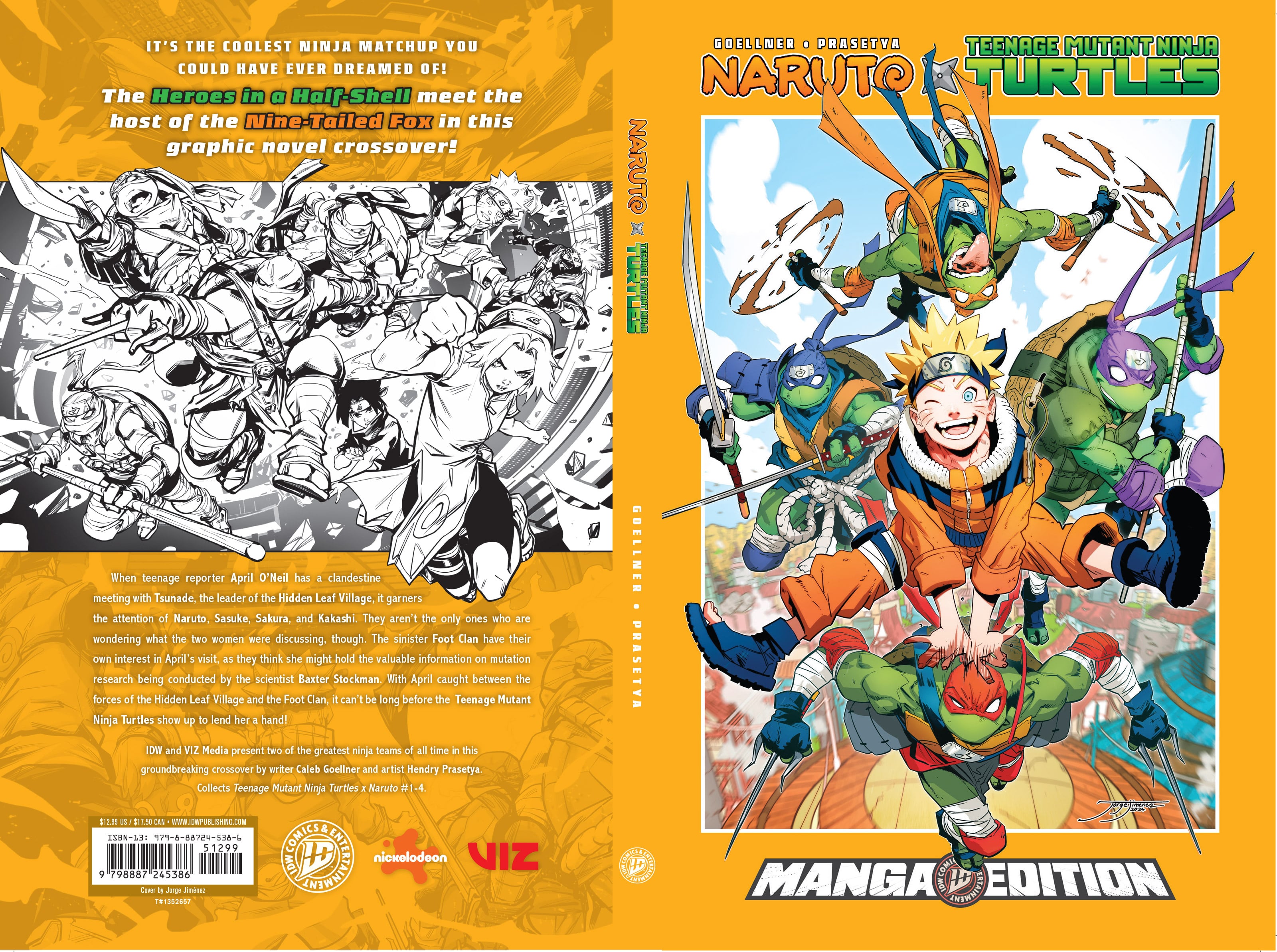 Naruto x Teenage Mutant Ninja Turtles Manga Edition