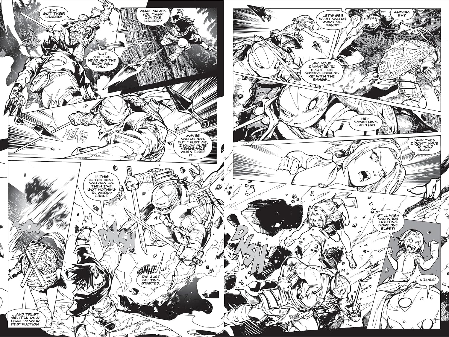 なると Naruto x Teenage Mutant Ninja Turtles Manga Edition