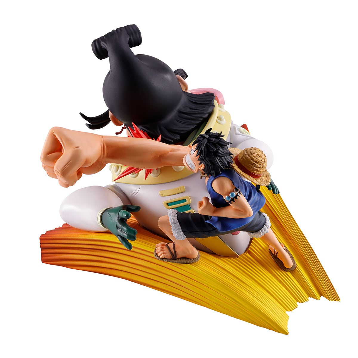 One Piece Revible Moment Ichibansho Monkey D. Luffy vs. St. Charlos (Impact Log) Figure Gallery Image 5