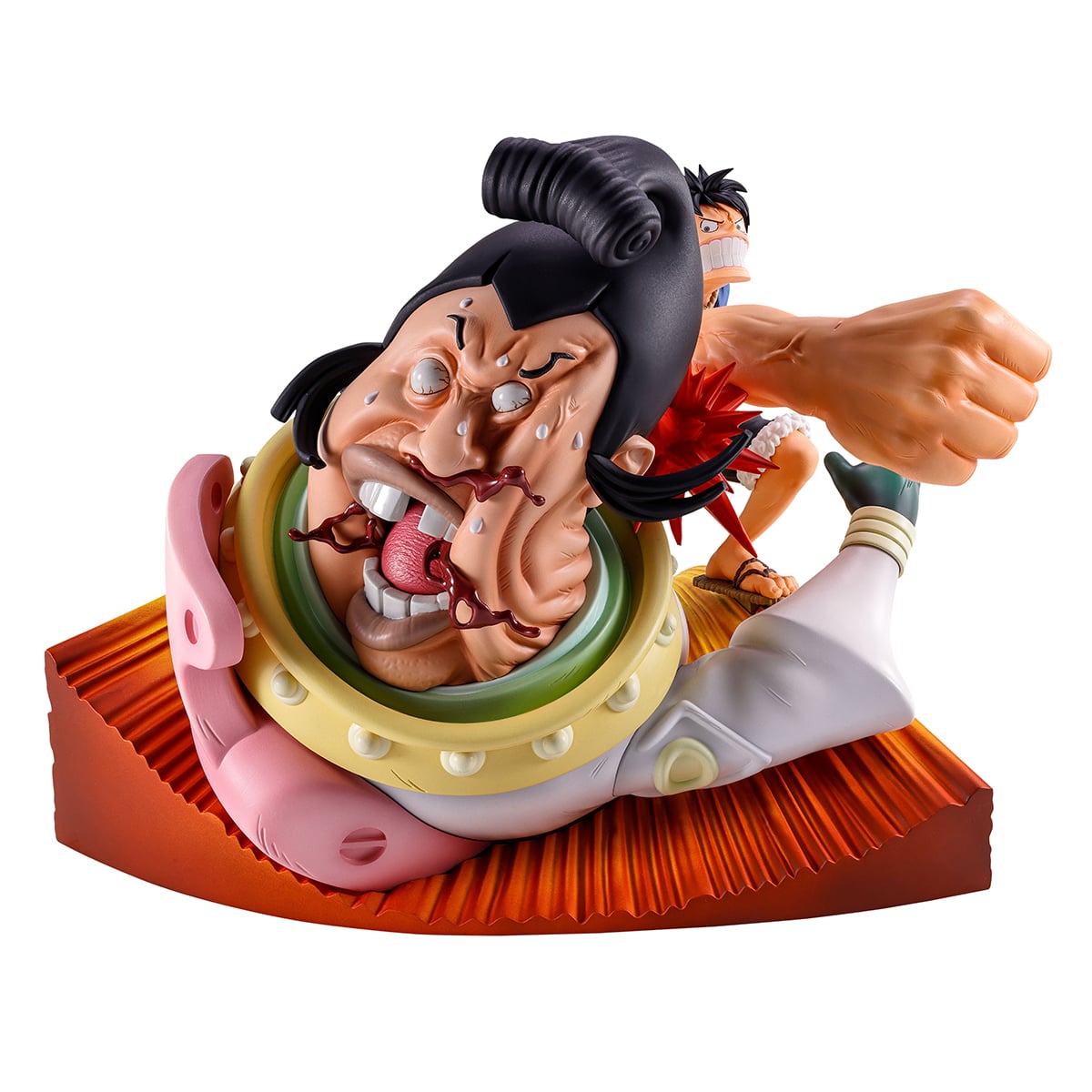 One Piece Revible Moment Ichibansho Monkey D. Luffy vs. St. Charlos (Impact Log) Figure Gallery Image 3