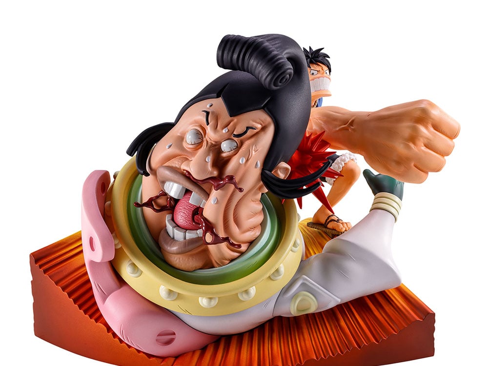 One Piece Revible Moment Ichibansho Monkey D. Luffy vs. St. Charlos (Impact Log) Figure Gallery Image 1
