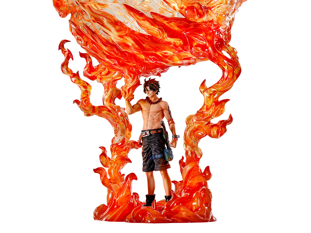 One Piece Revible Moment Ichibansho Portgas D. Ace (Impact Log) Figure Gallery Image 1