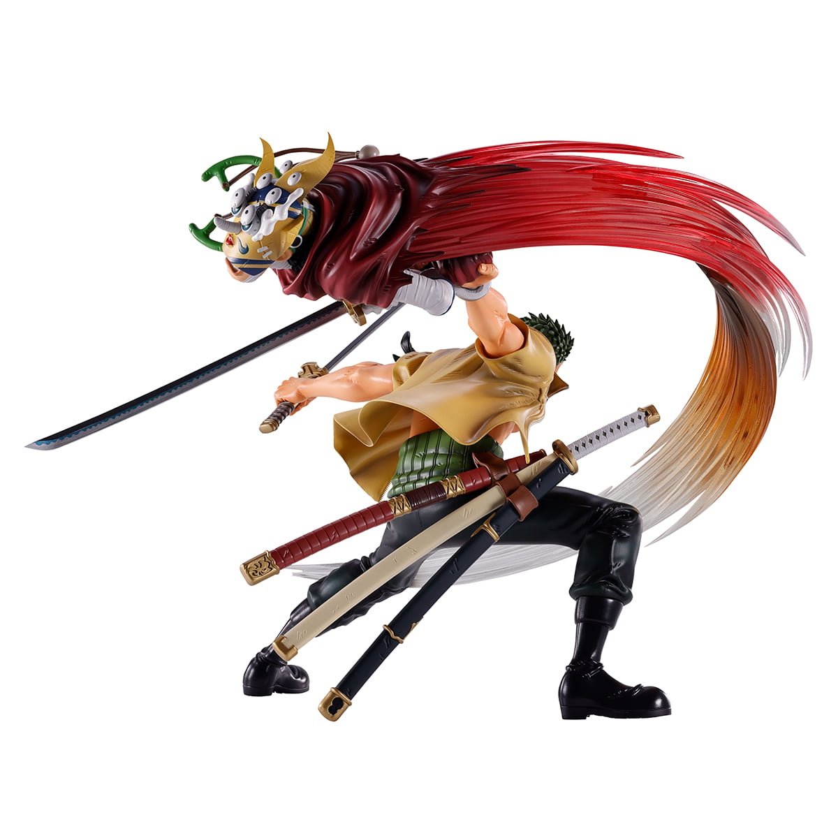 One Piece Revible Moment Ichibansho Roronoa Zoro & Usopp (Impact Log) Figure Gallery Image 4