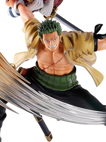 One Piece Revible Moment Ichibansho Roronoa Zoro & Usopp (Impact Log) Figure Gallery Image 2