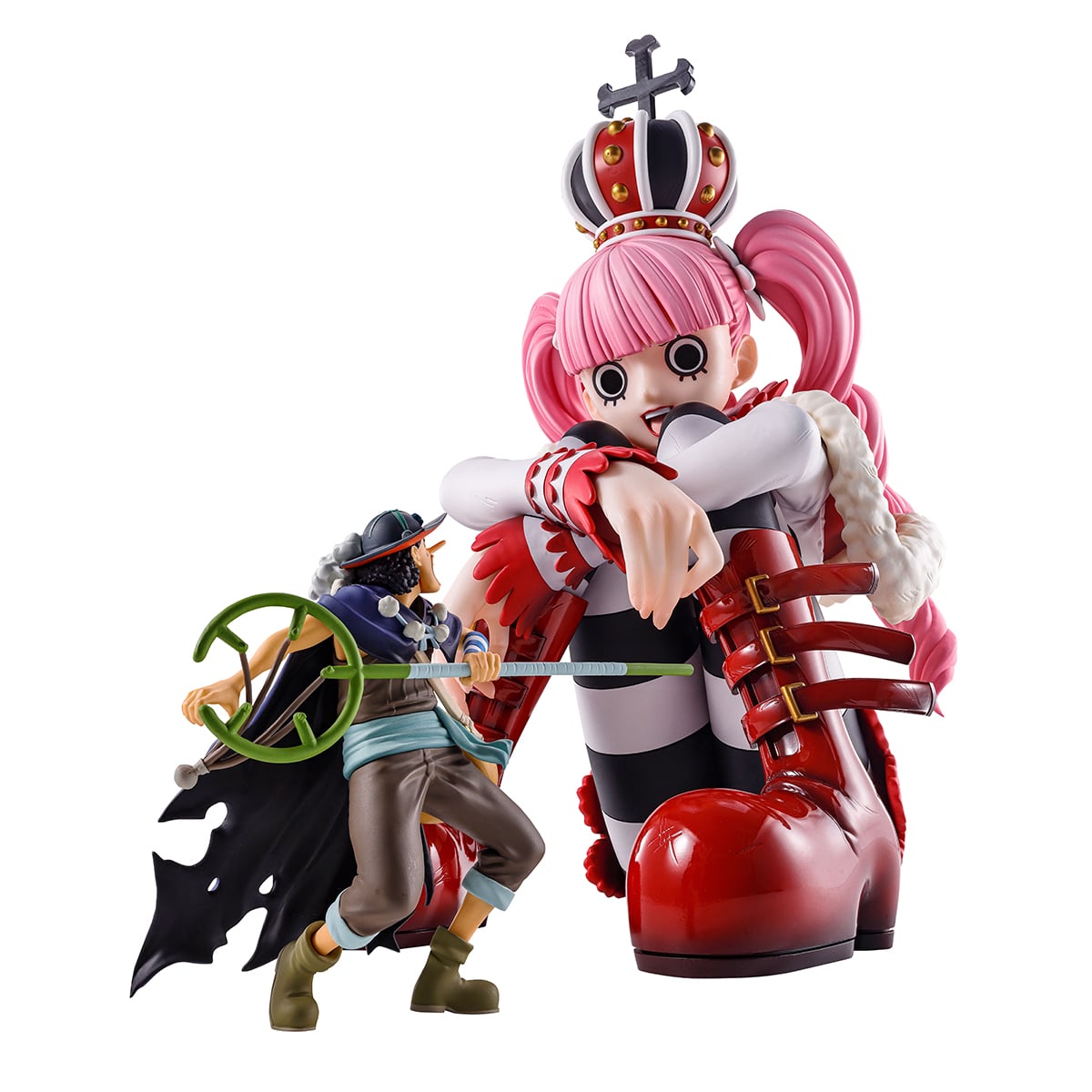 One Piece Revible Moment Ichibansho Perona vs. Usopp (Impact Log) Figure Gallery Image 3