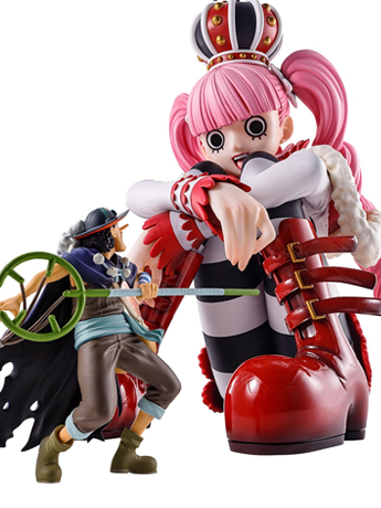 One Piece Revible Moment Ichibansho Perona vs. Usopp (Impact Log) Figure Gallery Image 2