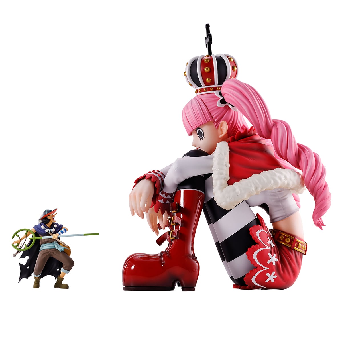 One Piece Revible Moment Ichibansho Perona vs. Usopp (Impact Log) Figure Gallery Image 4