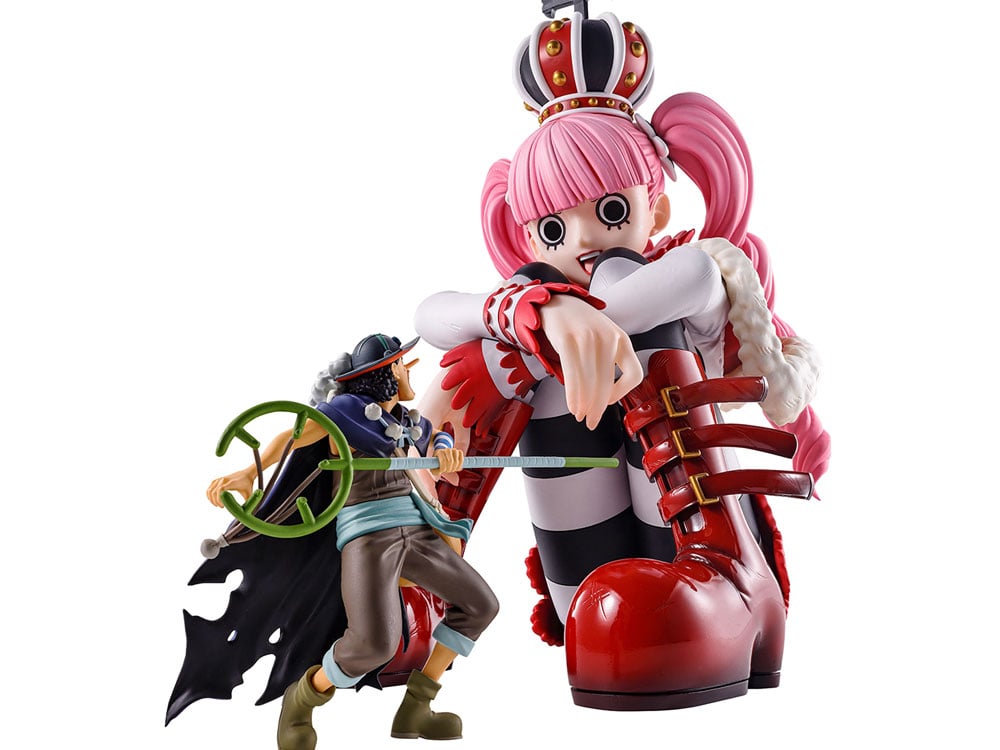 One Piece Revible Moment Ichibansho Perona vs. Usopp (Impact Log) Figure Gallery Image 1