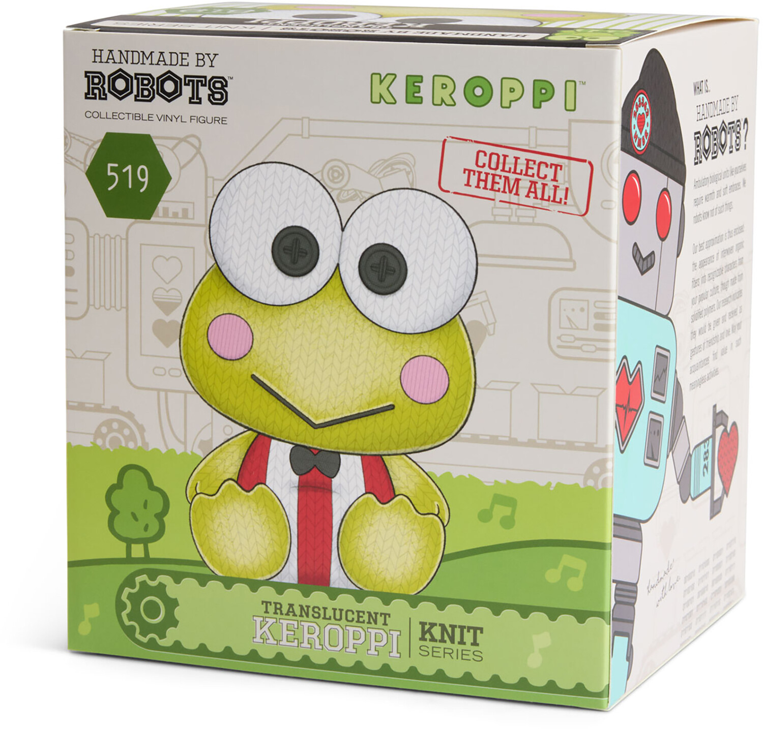 Hello Kitty and Friends Handmade by Robots #519 Keroppi