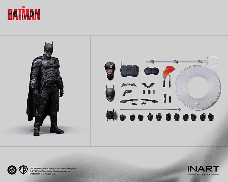 The Batman (2022) InArt Batman 1/12 Scale Action Figure