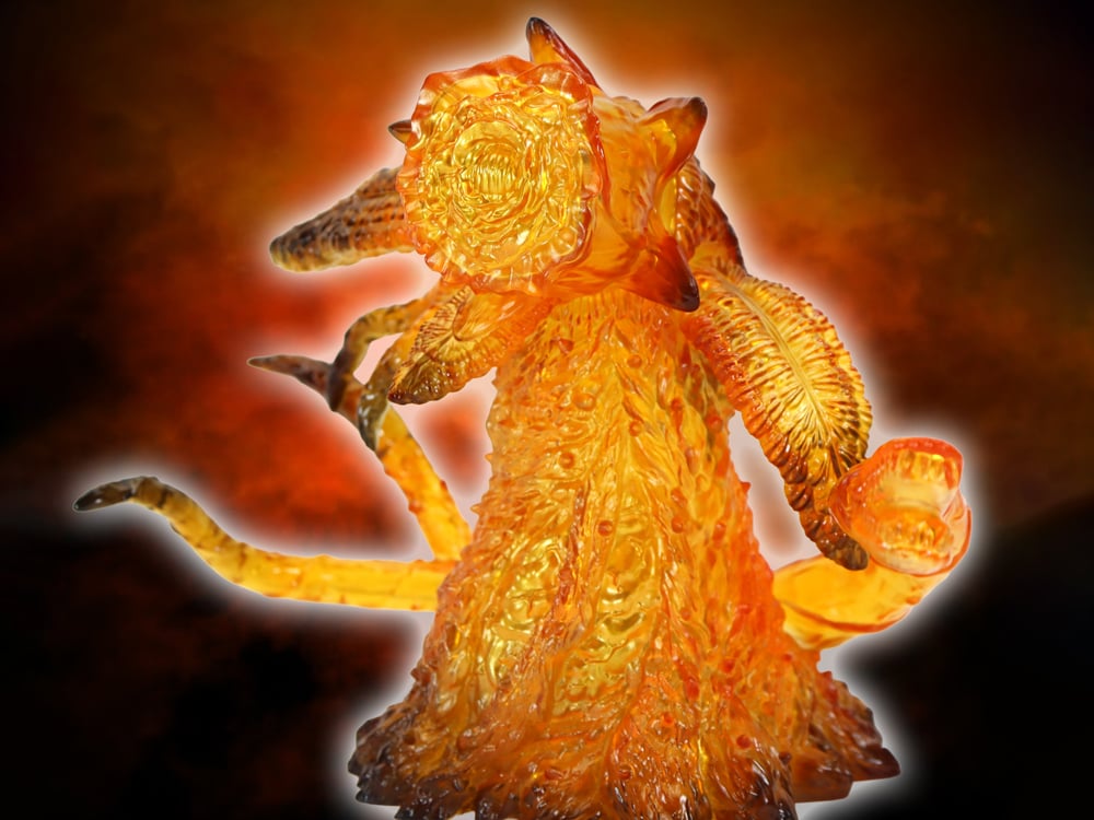 Godzilla vs. Biollante (1989) Middle Size Series Godzilla EX 22nd Biollante Flower Beast Form (Explosion-Effect Clear Ver.) Figure Gallery Image 1