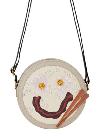 Mulan Congee Smiley Face Crossbody Bag
