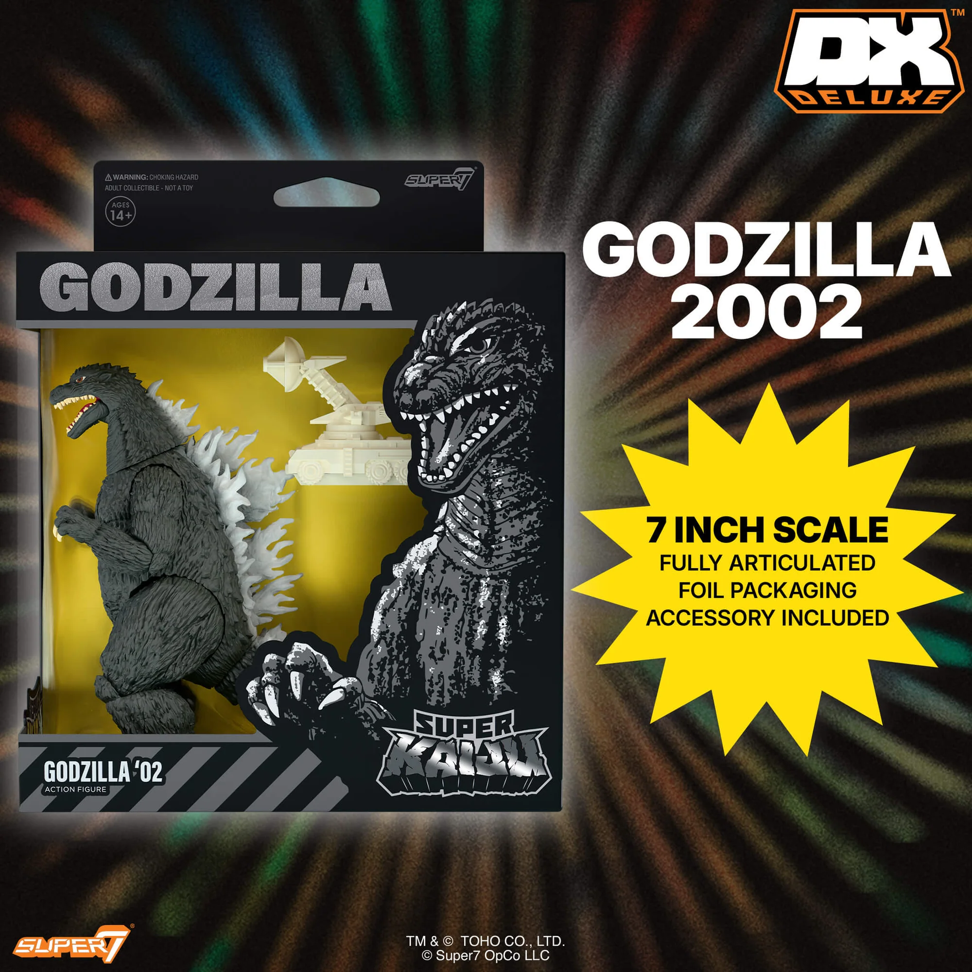Toho Super Kaiju Godzilla (2002) Action Figure Gallery Image 6