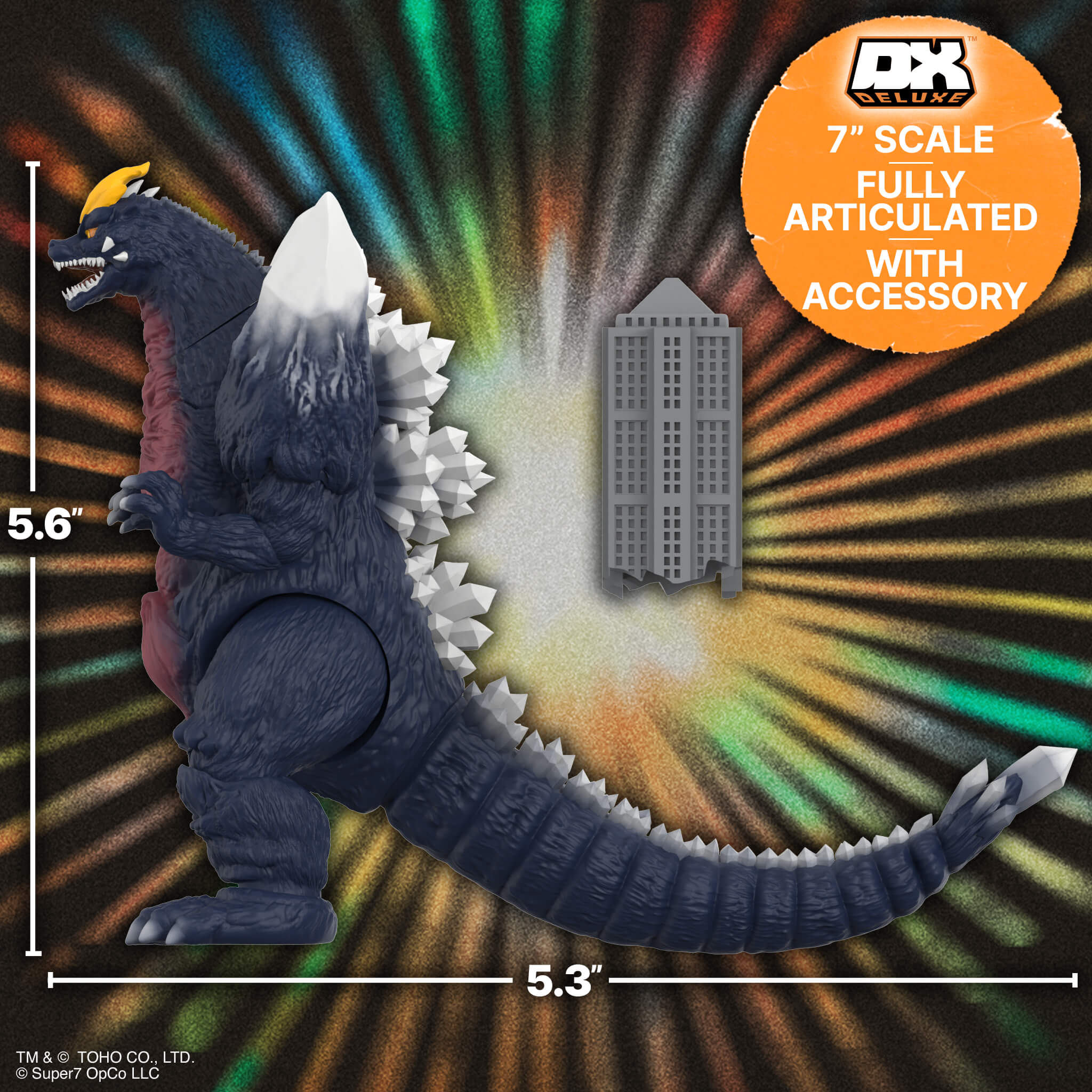 Toho Super Kaiju SpaceGodzilla (1994) Action Figure Gallery Image 7