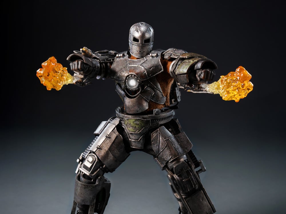 Image of Marvel: The Infinity Saga DLX Iron Man Mark 1 1/12 Scale Action Figure