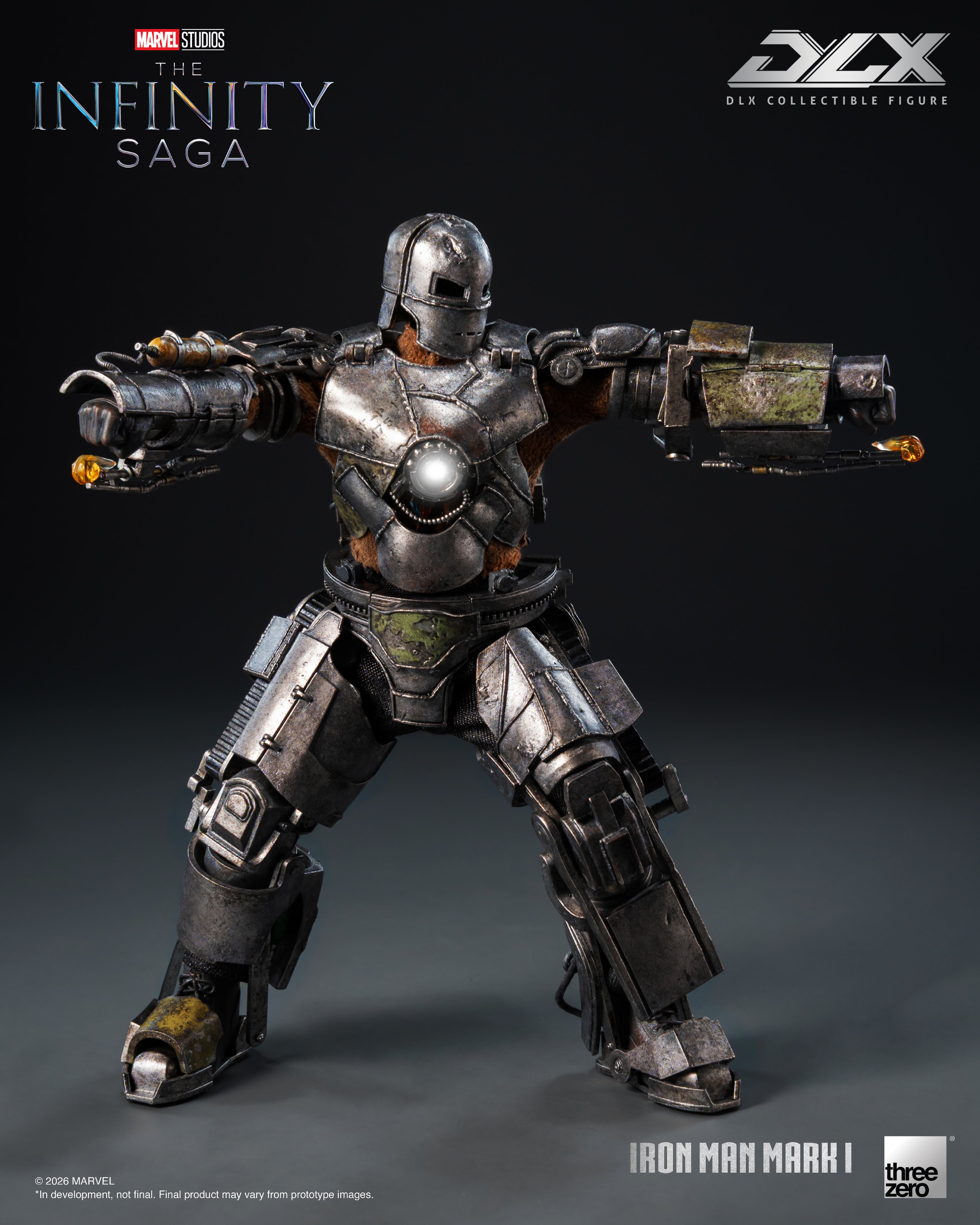 Marvel: The Infinity Saga DLX Iron Man Mark 1 1/12 Scale Action Figure Gallery Image 10