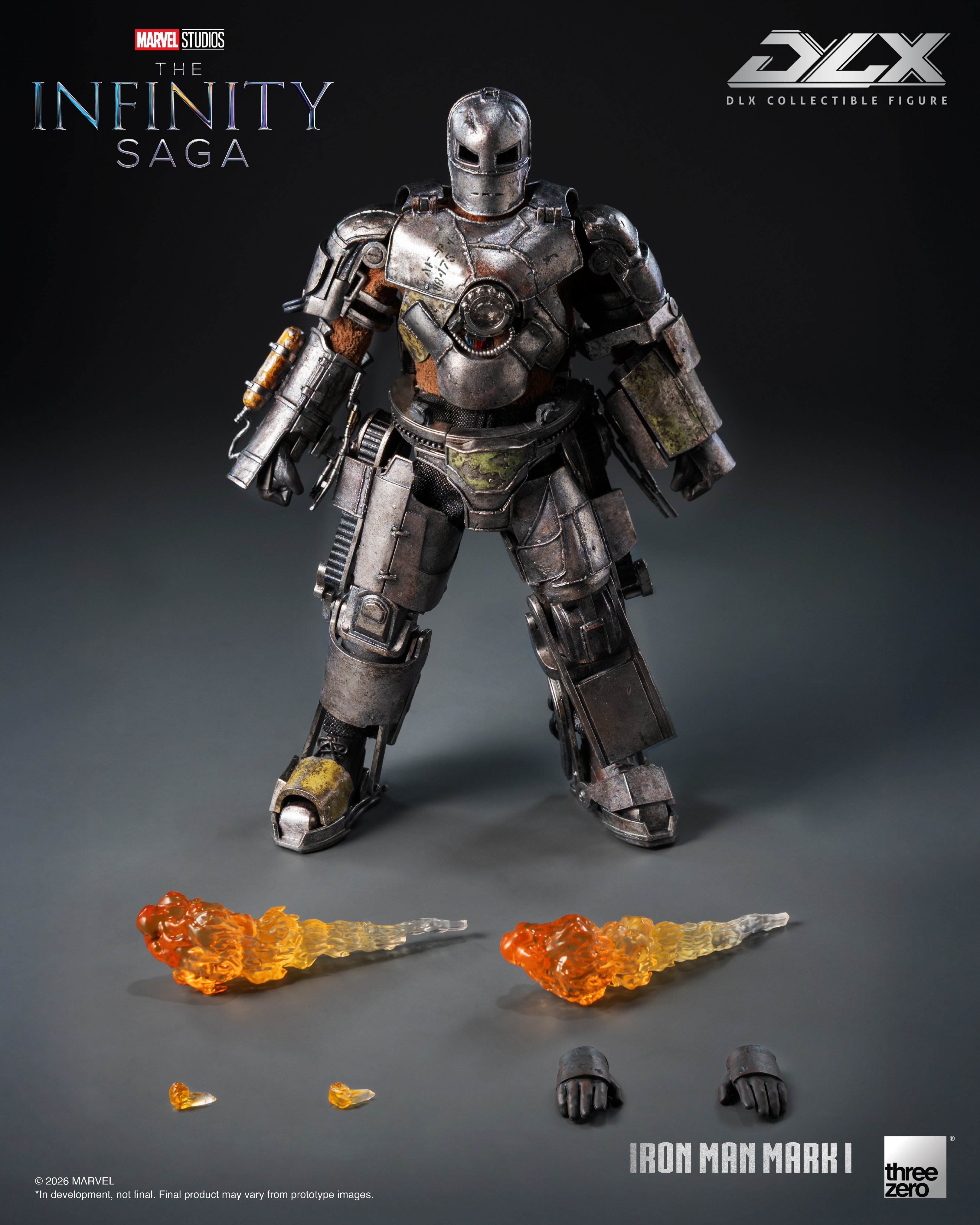Marvel: The Infinity Saga DLX Iron Man Mark 1 1/12 Scale Action Figure Gallery Image 18