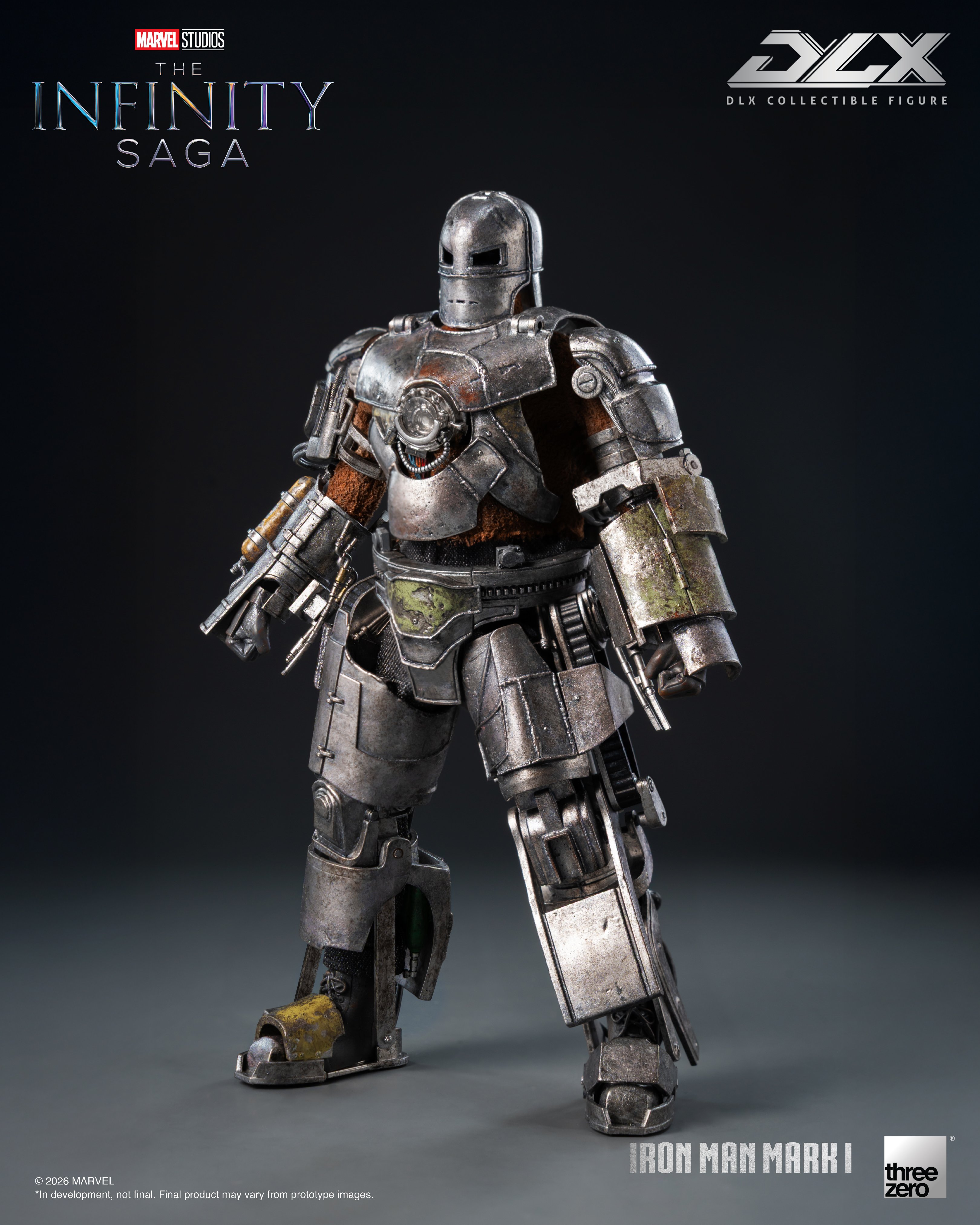 Marvel: The Infinity Saga DLX Iron Man Mark 1 1/12 Scale Action Figure Gallery Image 4