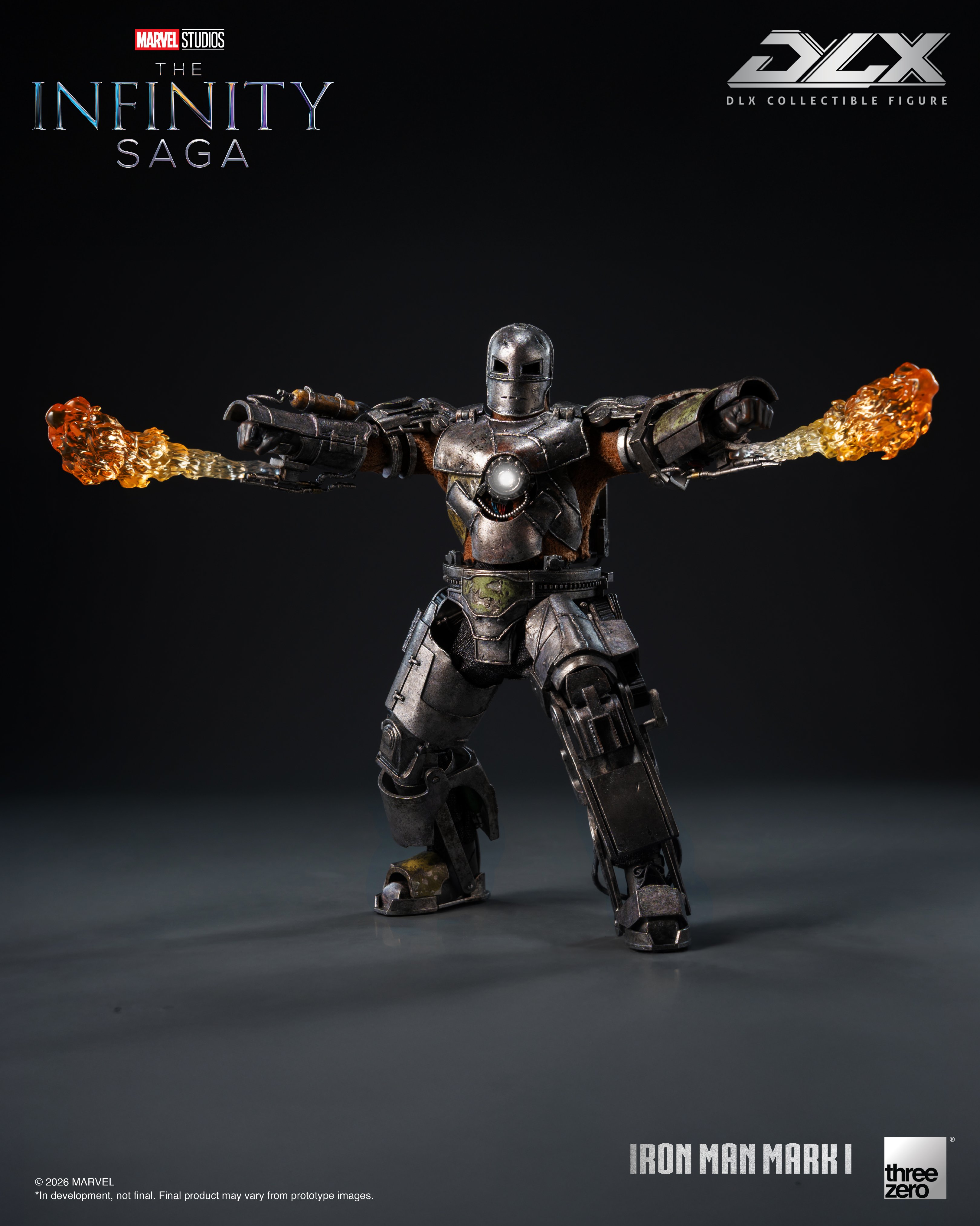 Marvel: The Infinity Saga DLX Iron Man Mark 1 1/12 Scale Action Figure Gallery Image 12