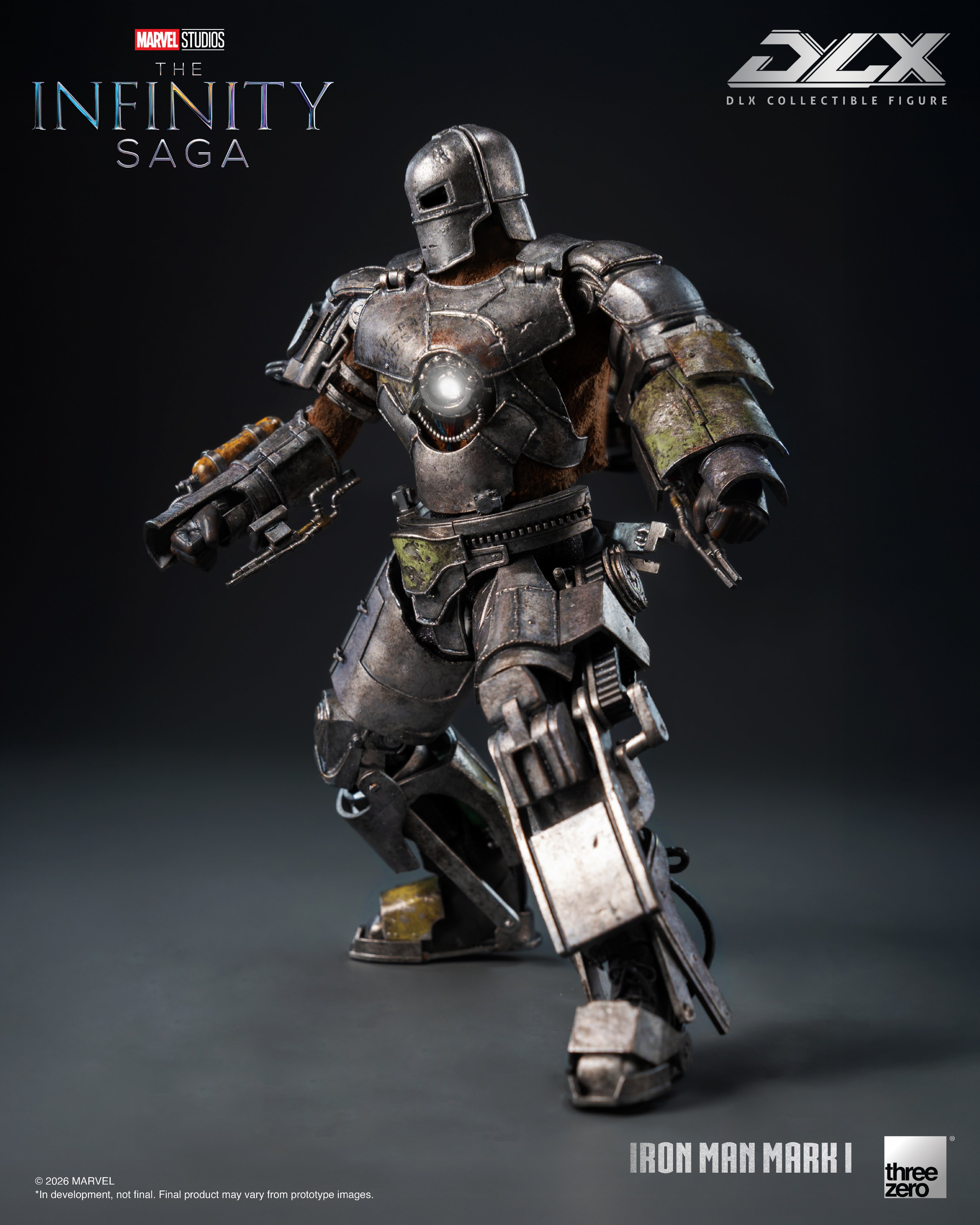 Marvel: The Infinity Saga DLX Iron Man Mark 1 1/12 Scale Action Figure Gallery Image 7