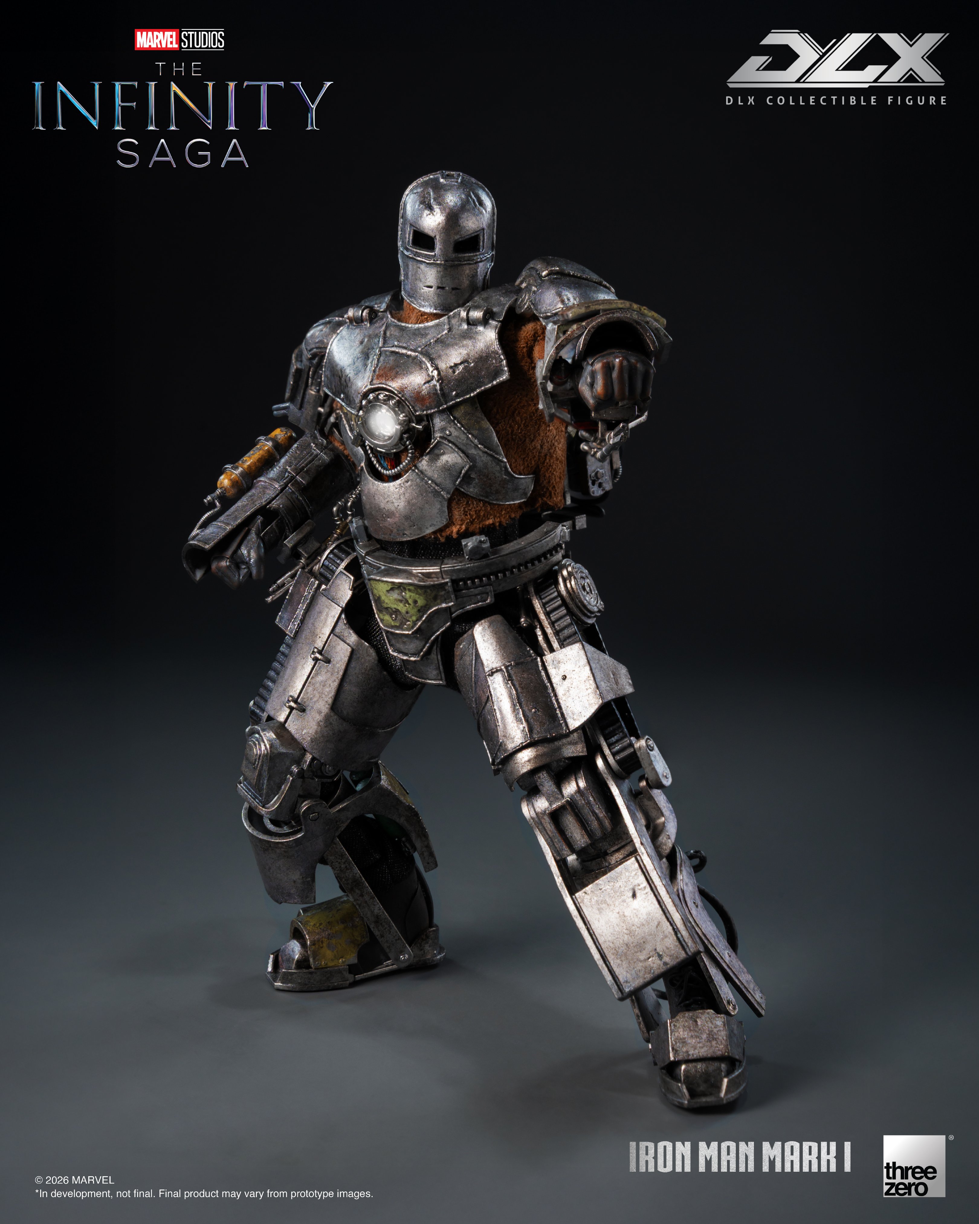 Marvel: The Infinity Saga DLX Iron Man Mark 1 1/12 Scale Action Figure Gallery Image 8