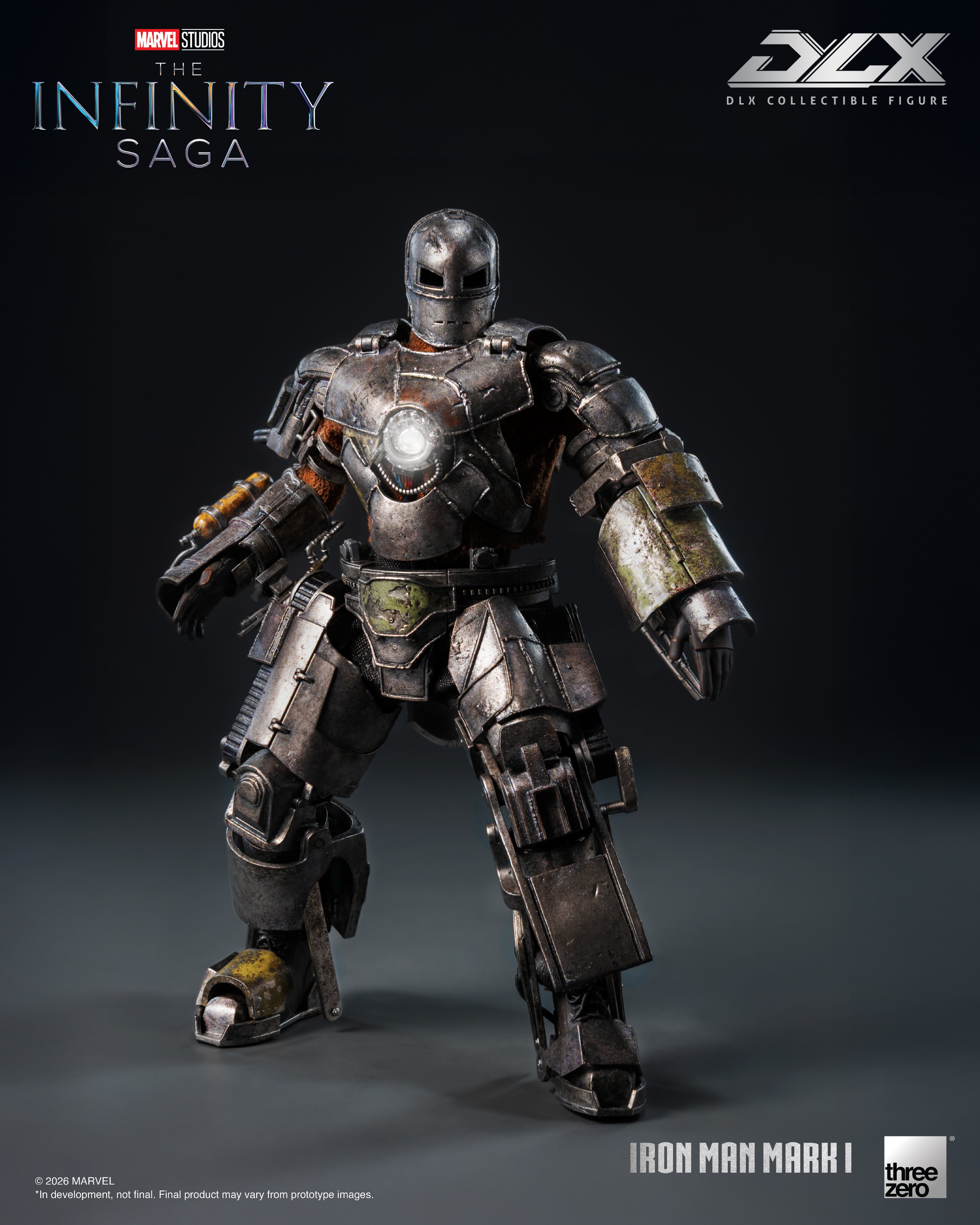 Marvel: The Infinity Saga DLX Iron Man Mark 1 1/12 Scale Action Figure Gallery Image 3
