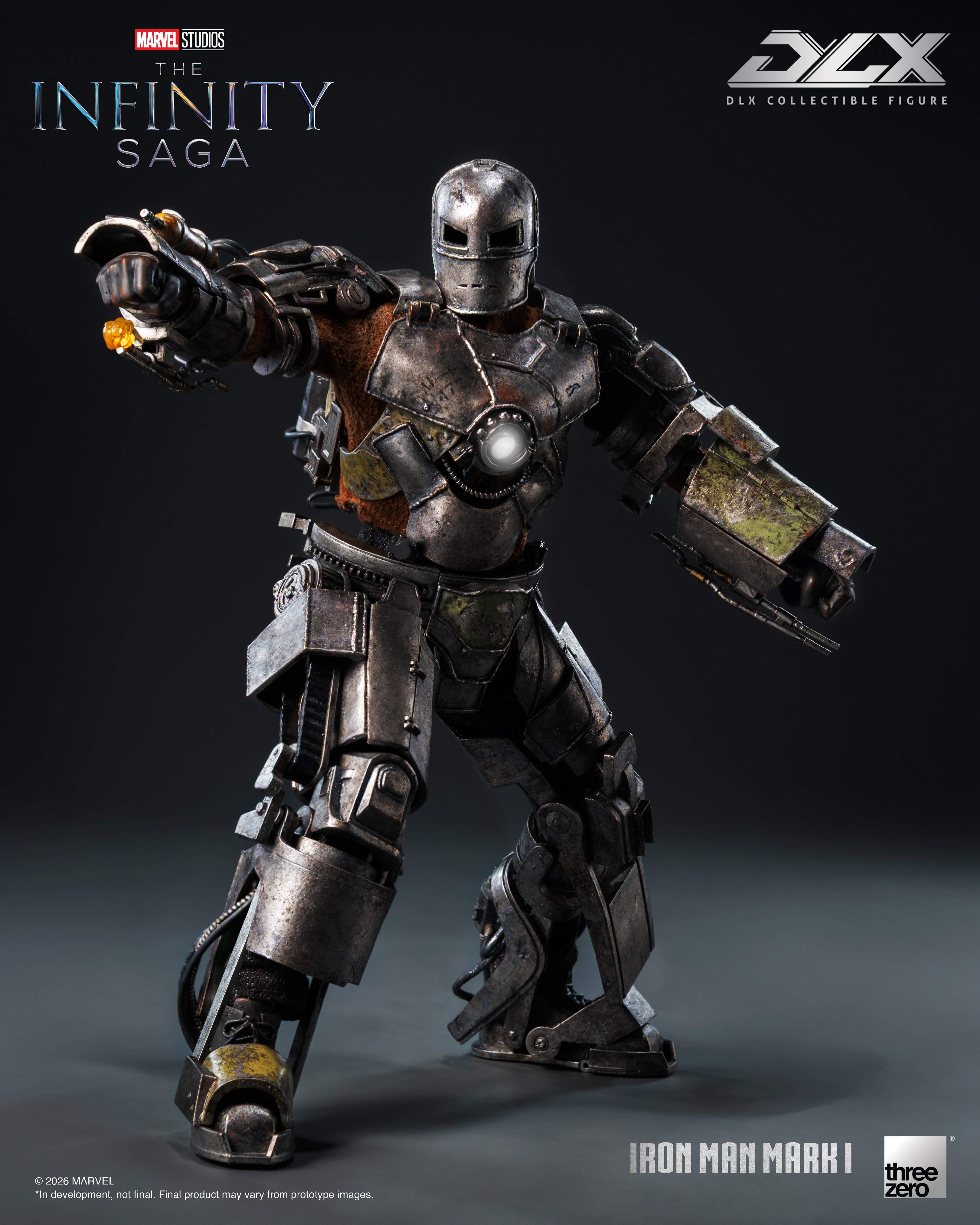 Marvel: The Infinity Saga DLX Iron Man Mark 1 1/12 Scale Action Figure Gallery Image 9