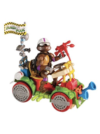 TMNT フィギュアセット バス付き Teenage Mutant Ninja Turtles Toilet Taxi with Donatello Action