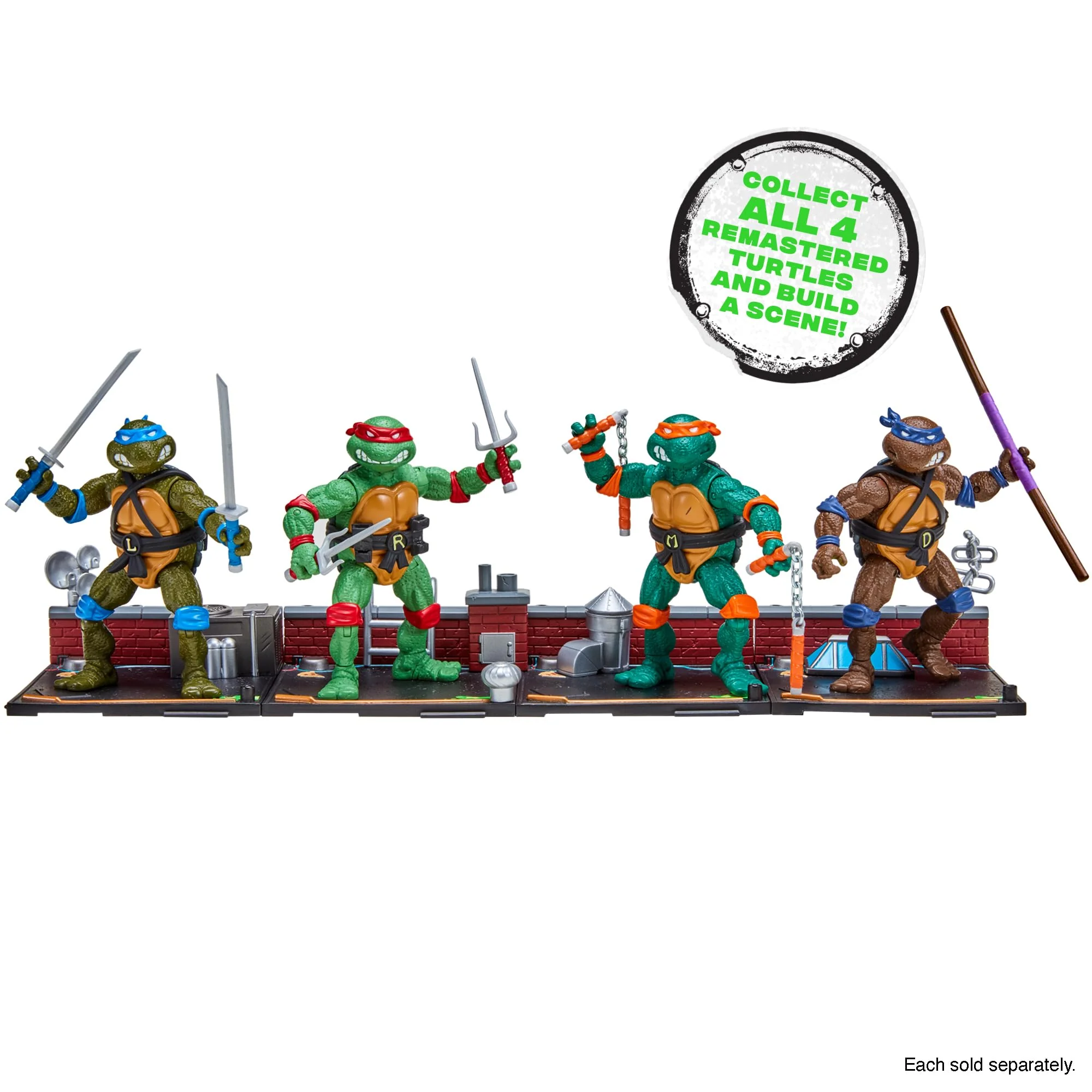 Teenage Mutant Ninja Turtles (1988) Remastered Leonardo Action