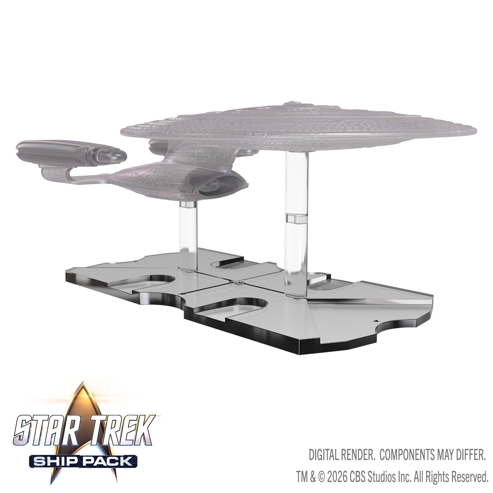 Star Trek U.S.S. Enterprise-D (60th Anniversary Edition) Ship Pack