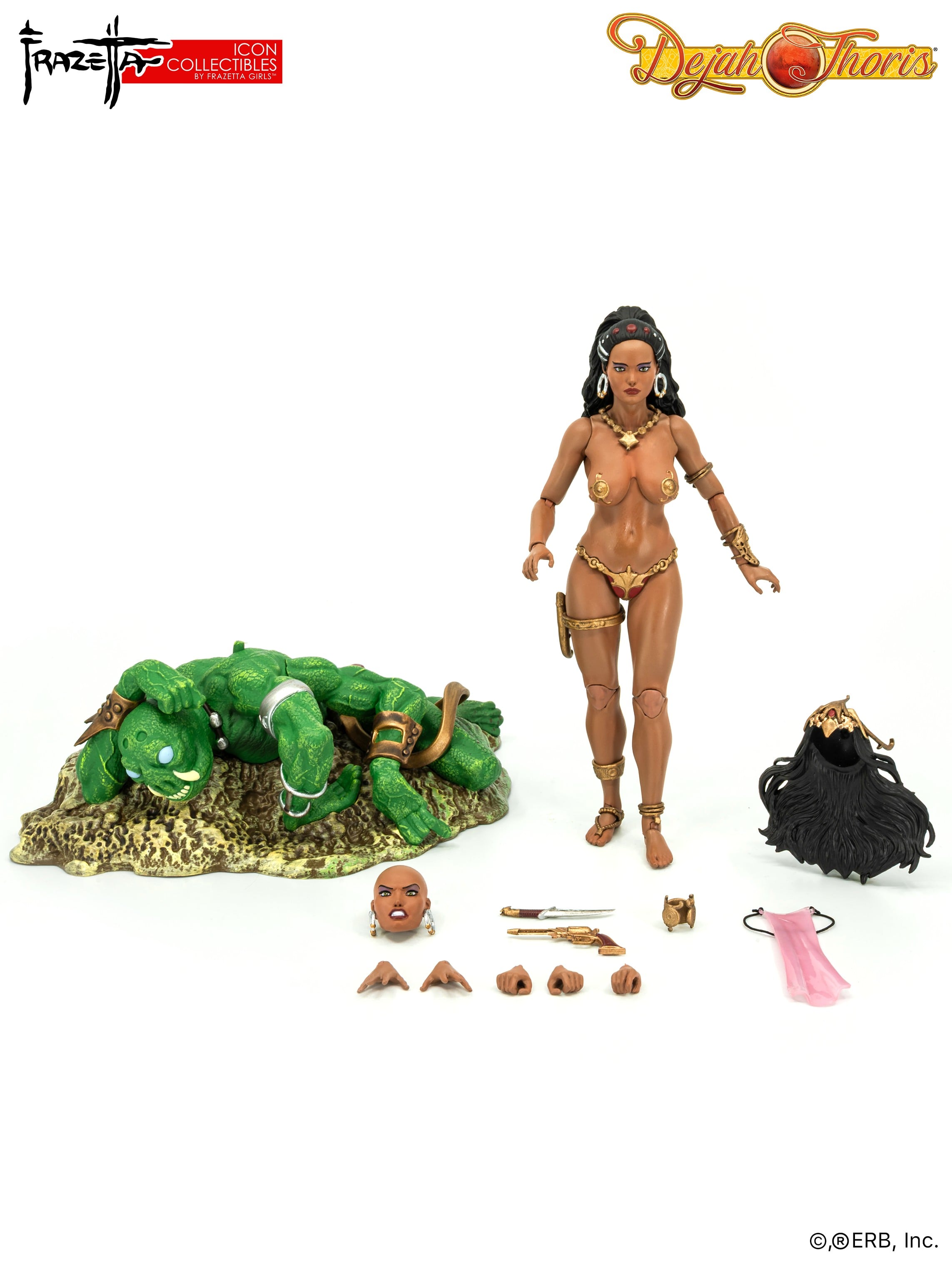 Frazetta Universe ICON Collectibles Dejah Thoris 1/12 Scale Action Figure Gallery Image 6