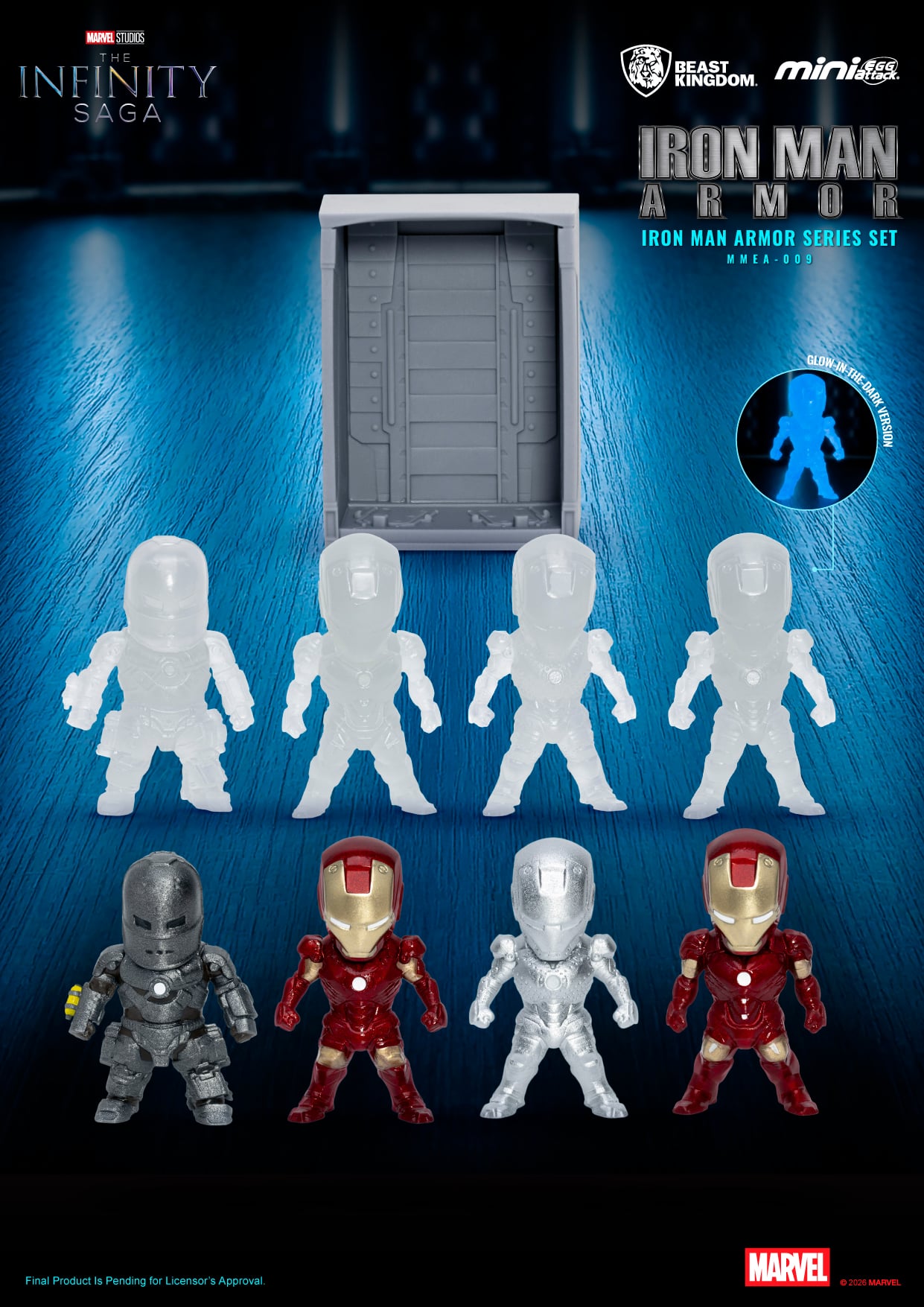Avengers: The Infinity Saga Mini Mini Egg Attack MMEA-009 Iron Man