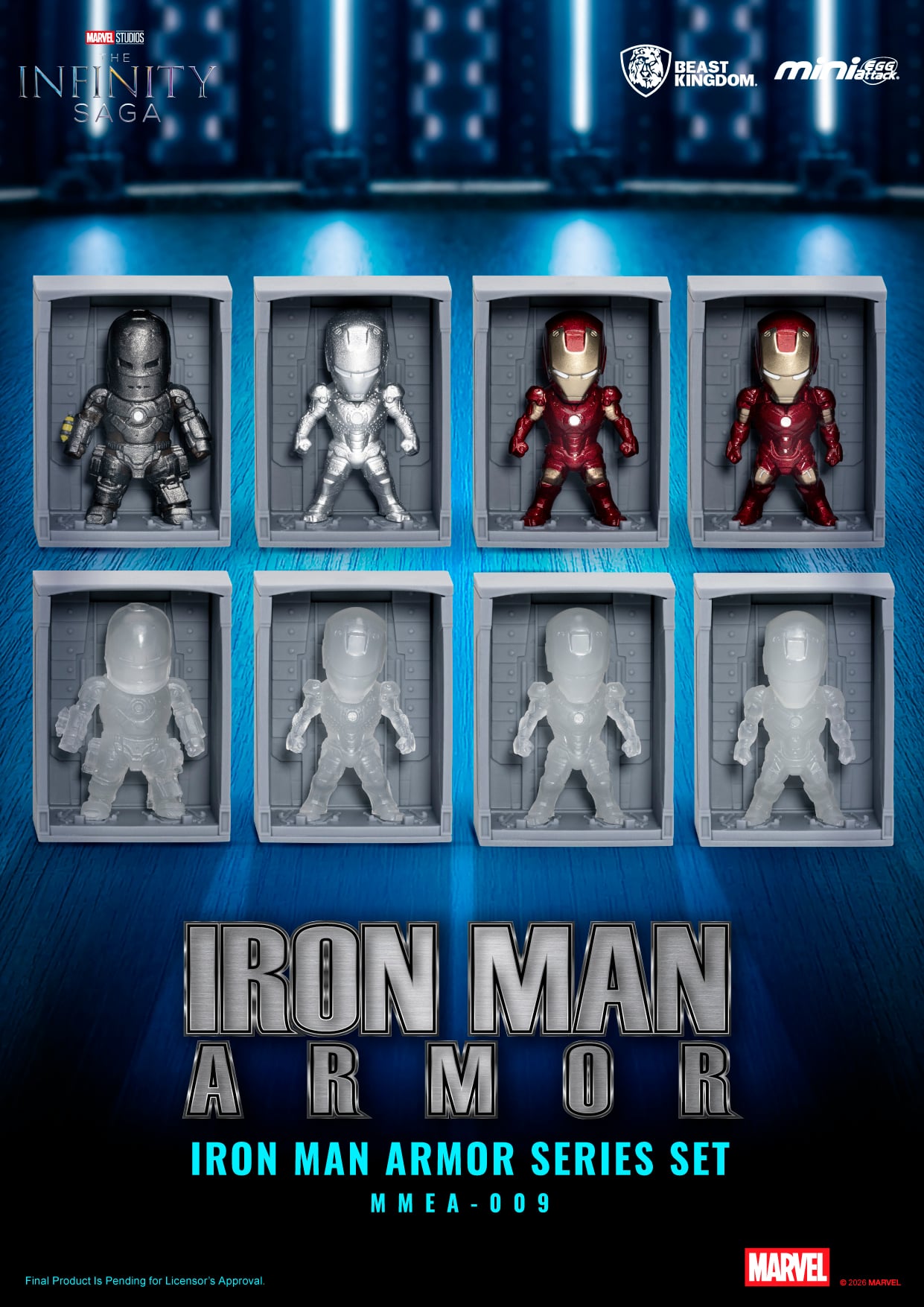 Avengers: The Infinity Saga Mini Mini Egg Attack MMEA-009 Iron Man
