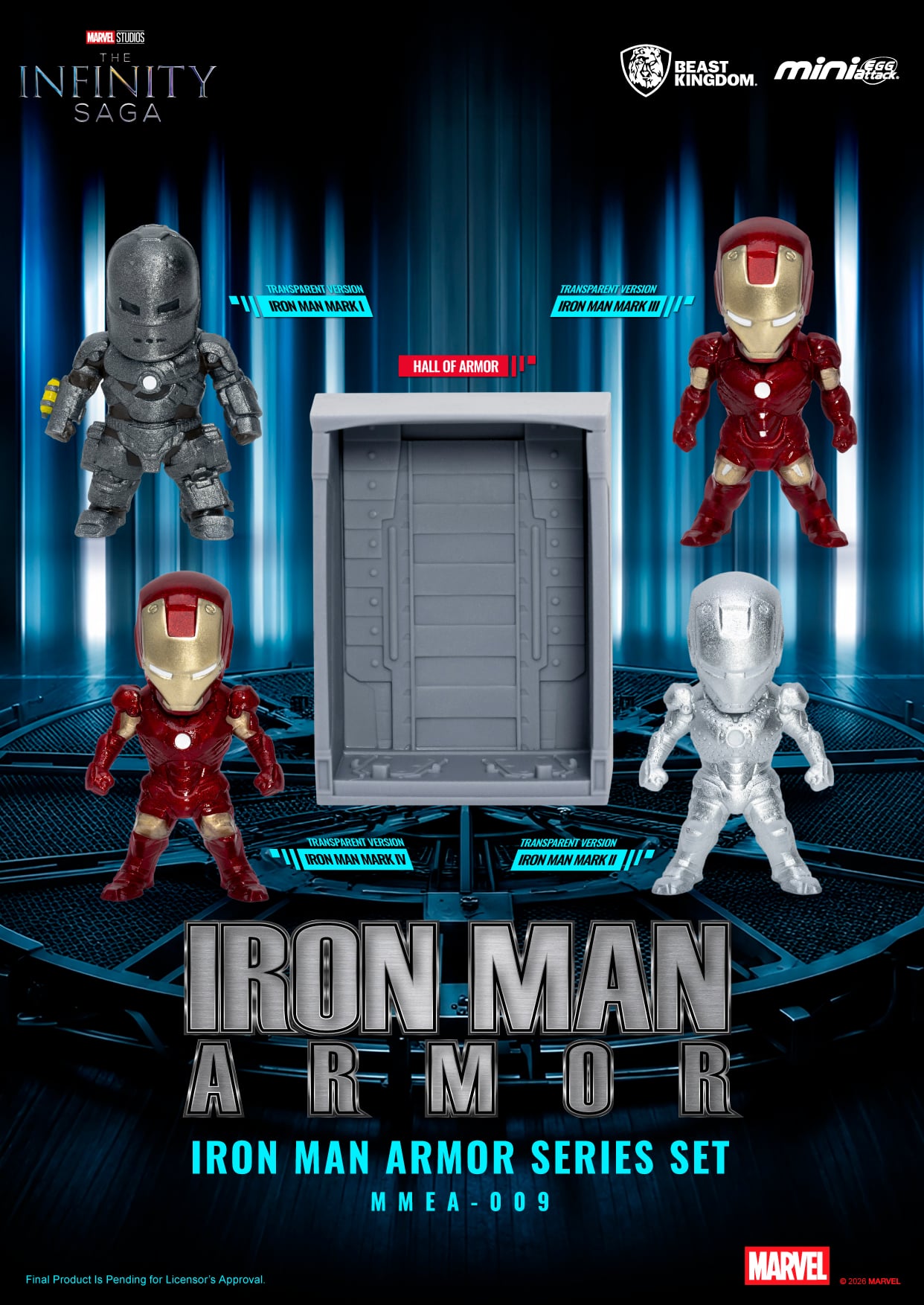 Avengers: The Infinity Saga Mini Mini Egg Attack MMEA-009 Iron Man