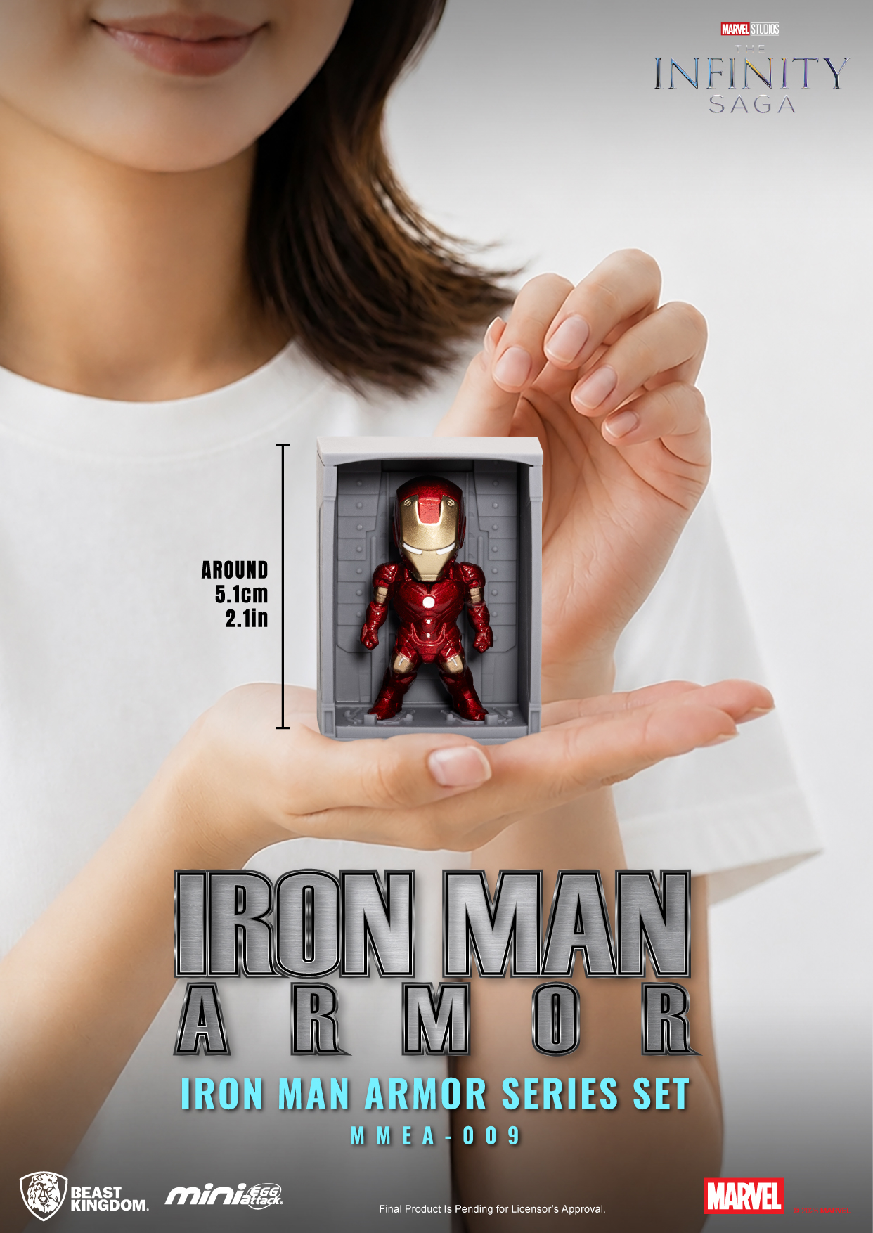 Avengers: The Infinity Saga Mini Mini Egg Attack MMEA-009 Iron Man