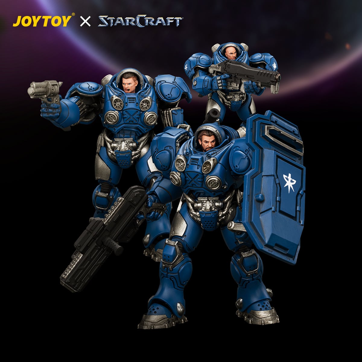 スポーツトイ・アクショントイ onedrop Terrarian StarCraft Terran Marine 1/25 Scale Action Figure Set