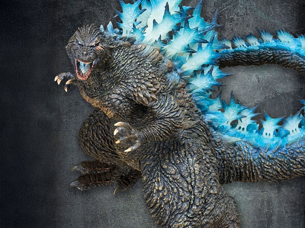 Godzilla Minus One (2023) Omega Beast Series Godzilla (Heat Ray Glow-in-the-Dark Ver.) Limited Edition Statue (With Bonus) Gallery Image 1