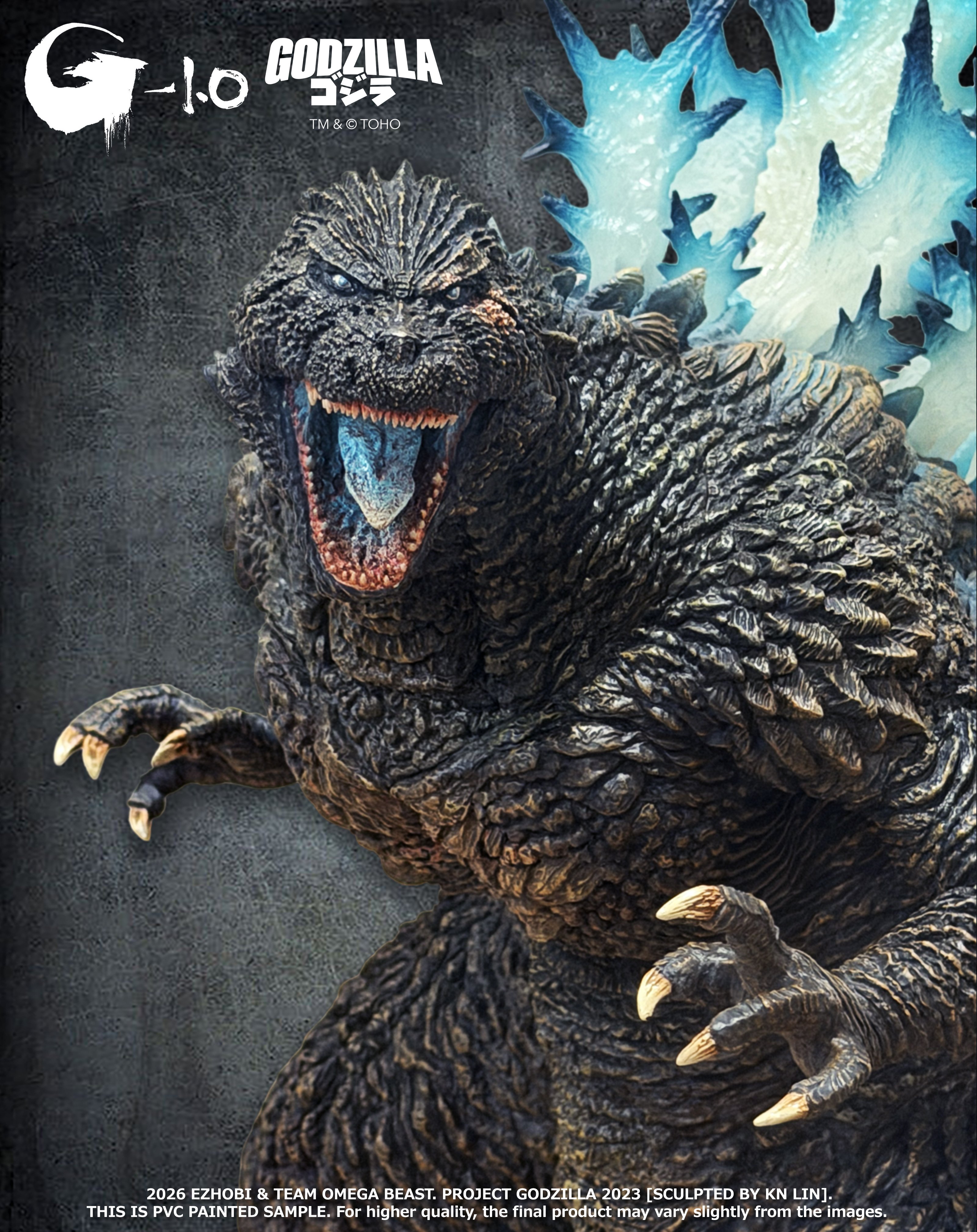 Godzilla Minus One (2023) Omega Beast Series Godzilla (Heat Ray Glow-in-the-Dark Ver.) Limited Edition Statue (With Bonus) Gallery Image 6