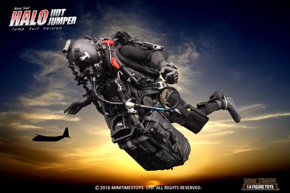 1/6 Scale U.S. Navy Seal HALO Figure UDT Jumper