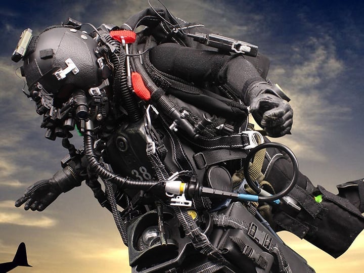 1/6 Scale U.S. Navy Seal HALO Figure UDT Jumper