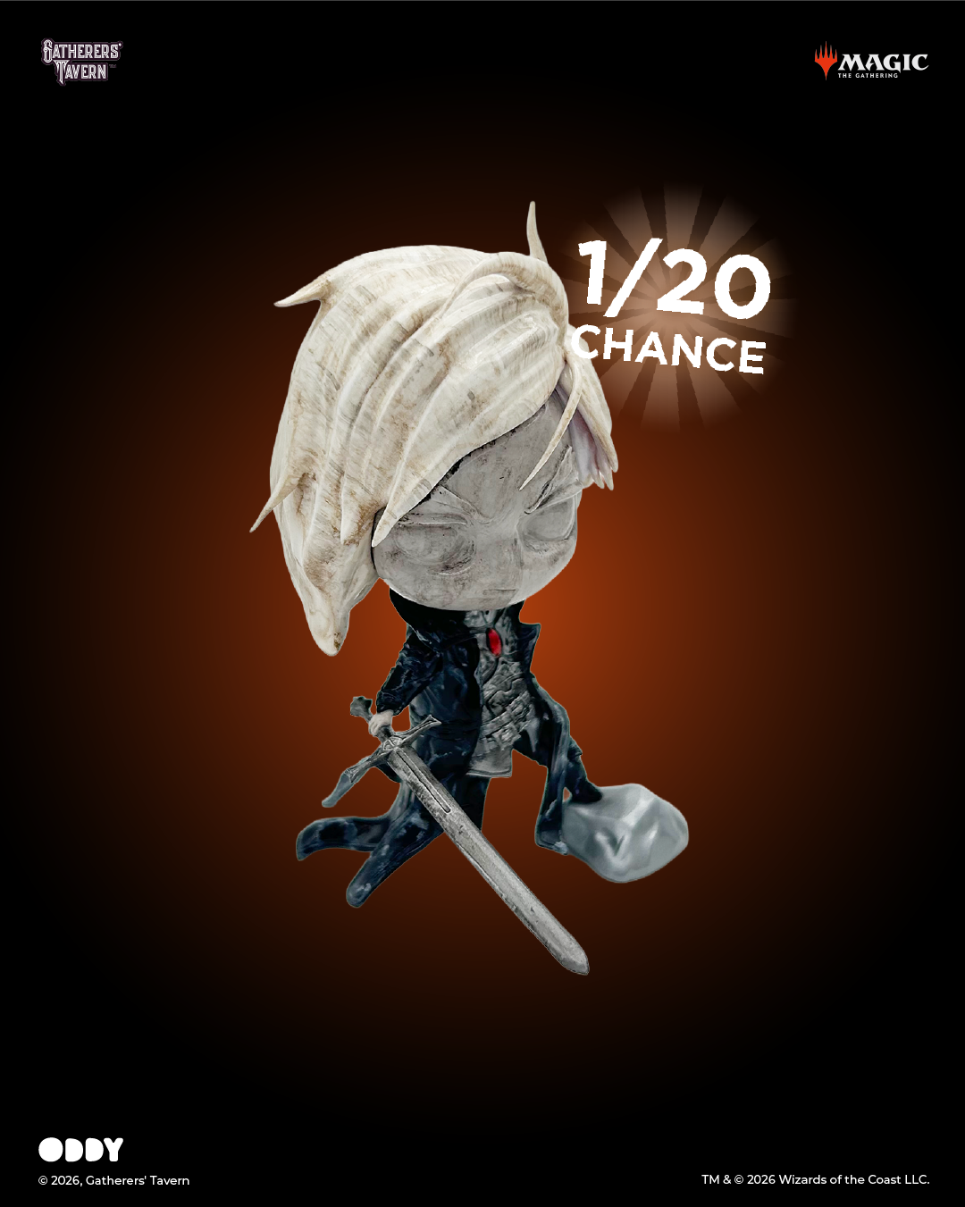 Magic: The Gathering Oddy Planeswalkers Box of 5 Figures