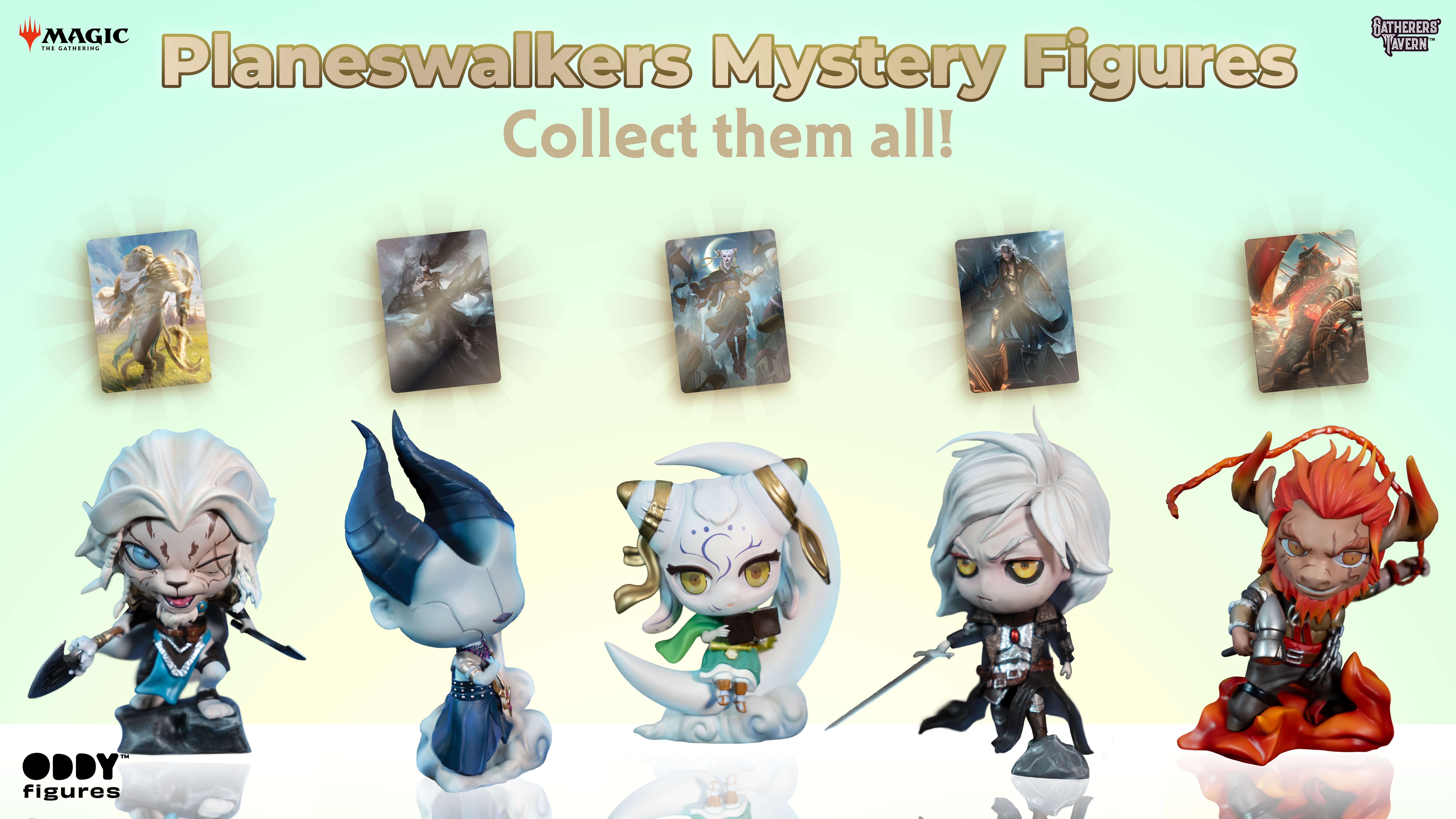 Magic: The Gathering Oddy Planeswalkers Box of 5 Figures