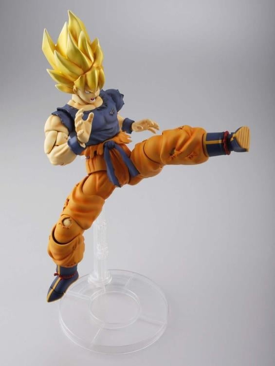 Dragon Ball Z Figure-rise MG Master Grade Super Saiyan Goku Model Kit Gallery Image 4