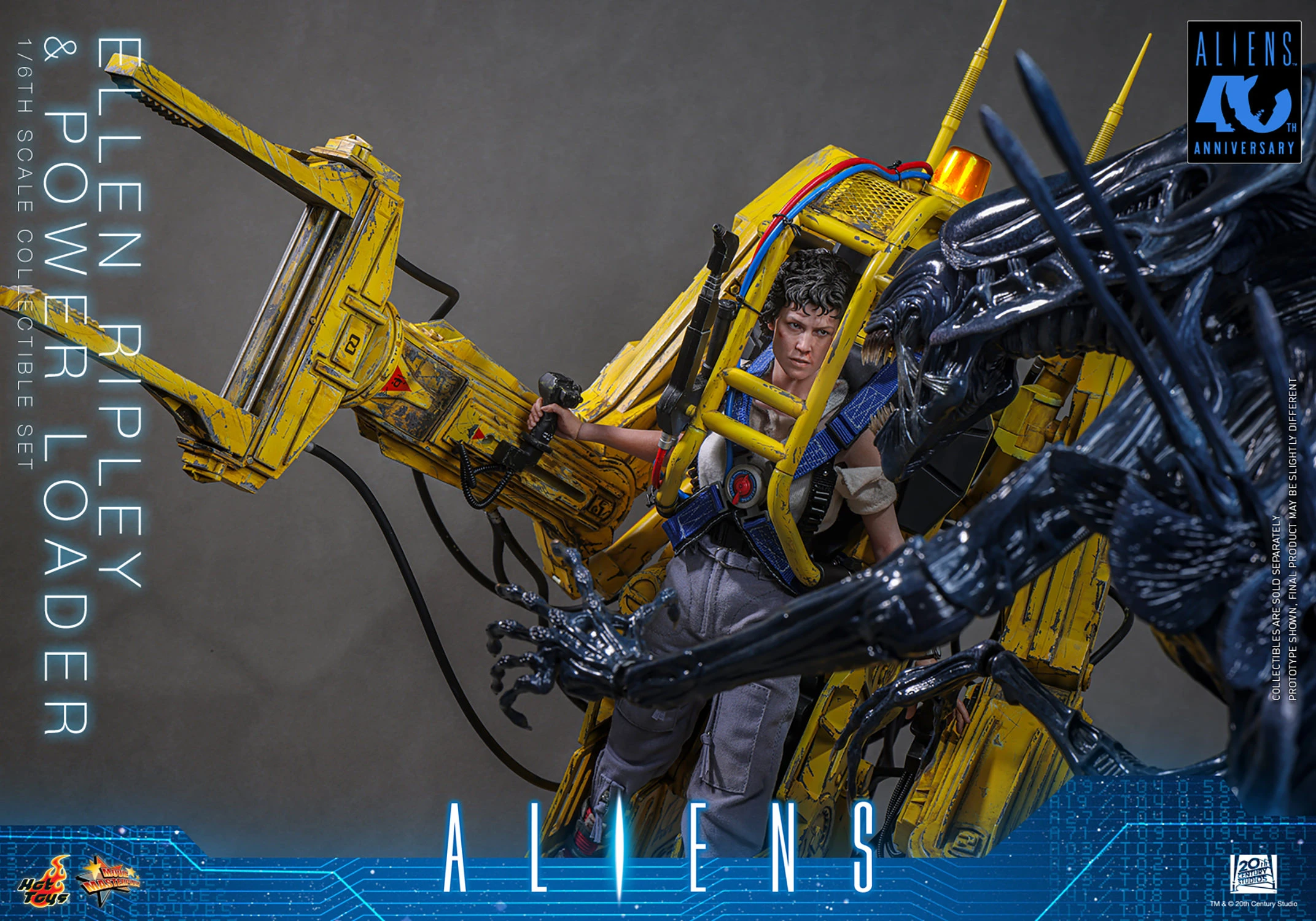 Aliens MMS923 Ellen Ripley & Power Loader 1/6th Scale Collectible Figure and Vehicle Accessory Gallery Image 9