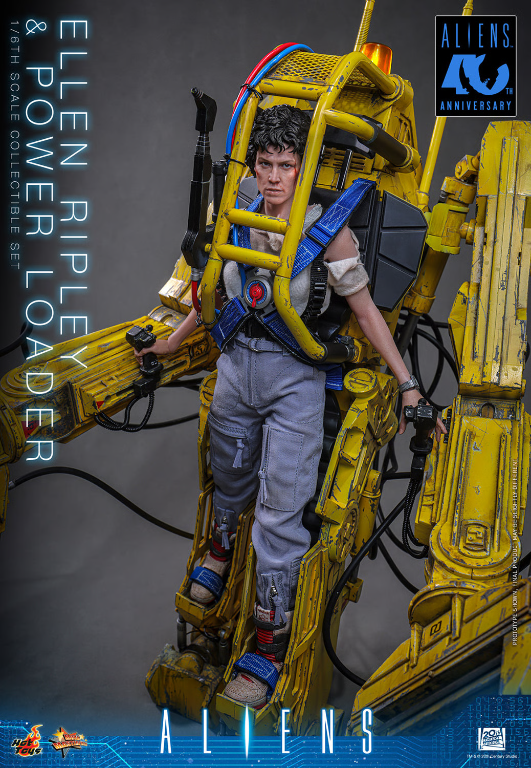 Aliens MMS923 Ellen Ripley & Power Loader 1/6th Scale Collectible Figure and Vehicle Accessory Gallery Image 5