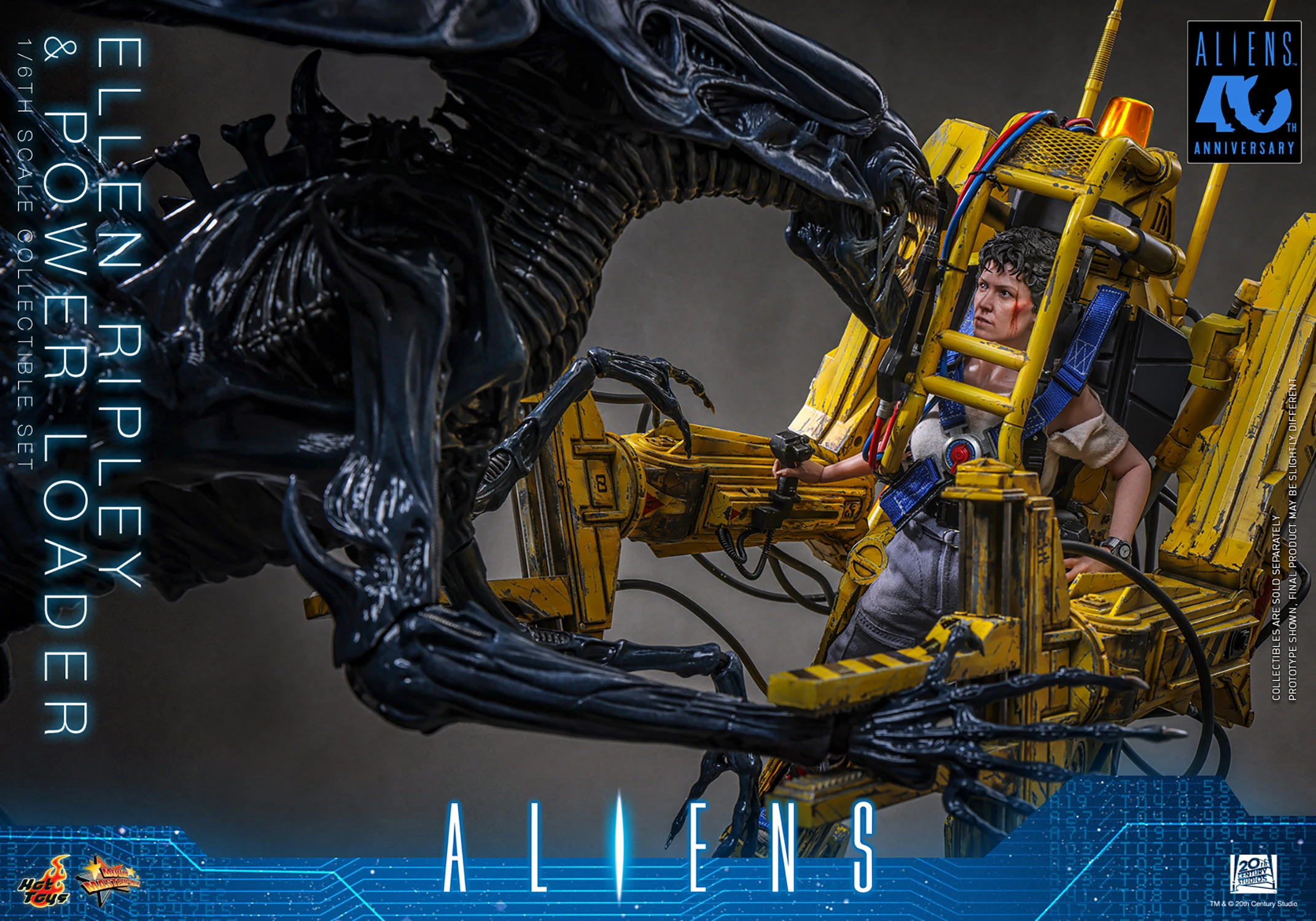 Aliens MMS923 Ellen Ripley & Power Loader 1/6th Scale Collectible Figure and Vehicle Accessory Gallery Image 16