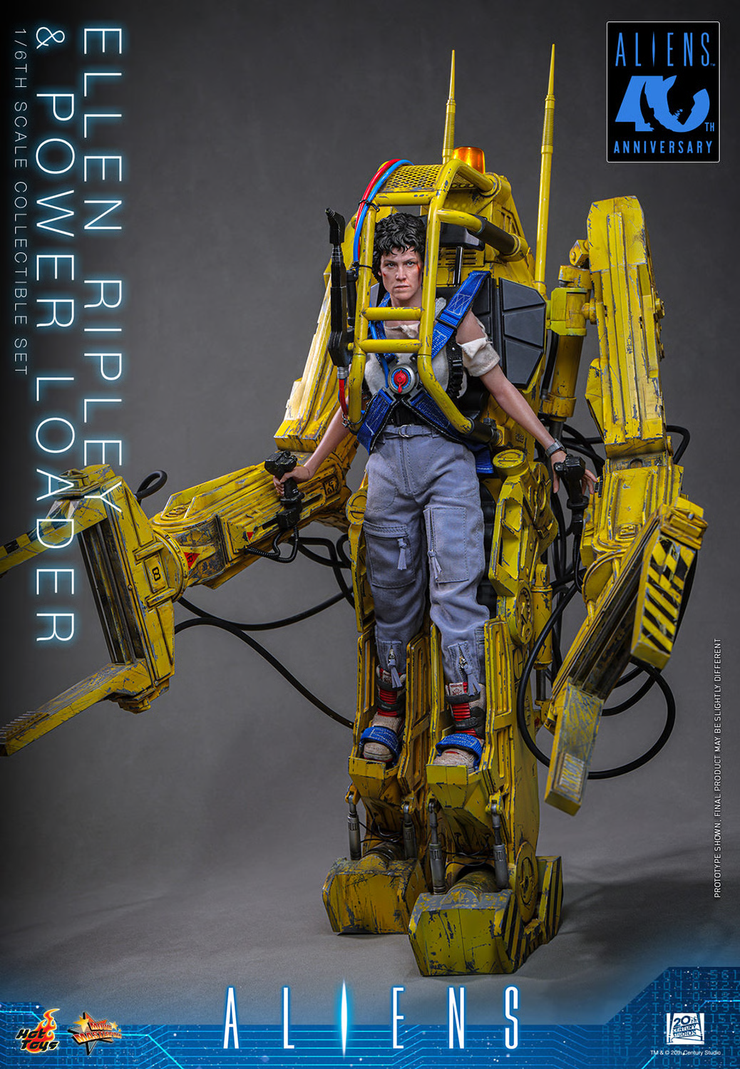 Aliens MMS923 Ellen Ripley & Power Loader 1/6th Scale Collectible Figure and Vehicle Accessory Gallery Image 4