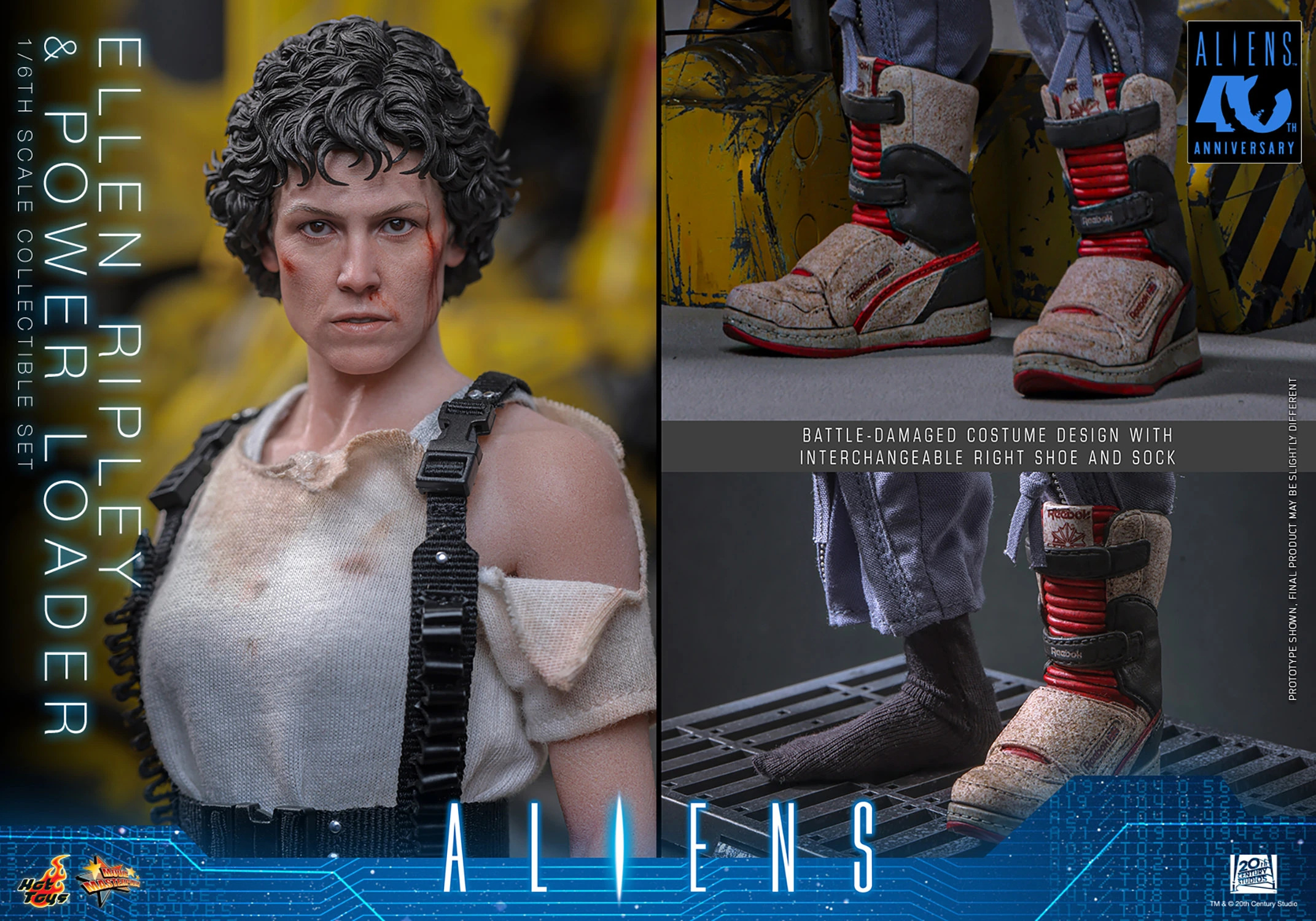 Aliens MMS923 Ellen Ripley & Power Loader 1/6th Scale Collectible Figure and Vehicle Accessory Gallery Image 25