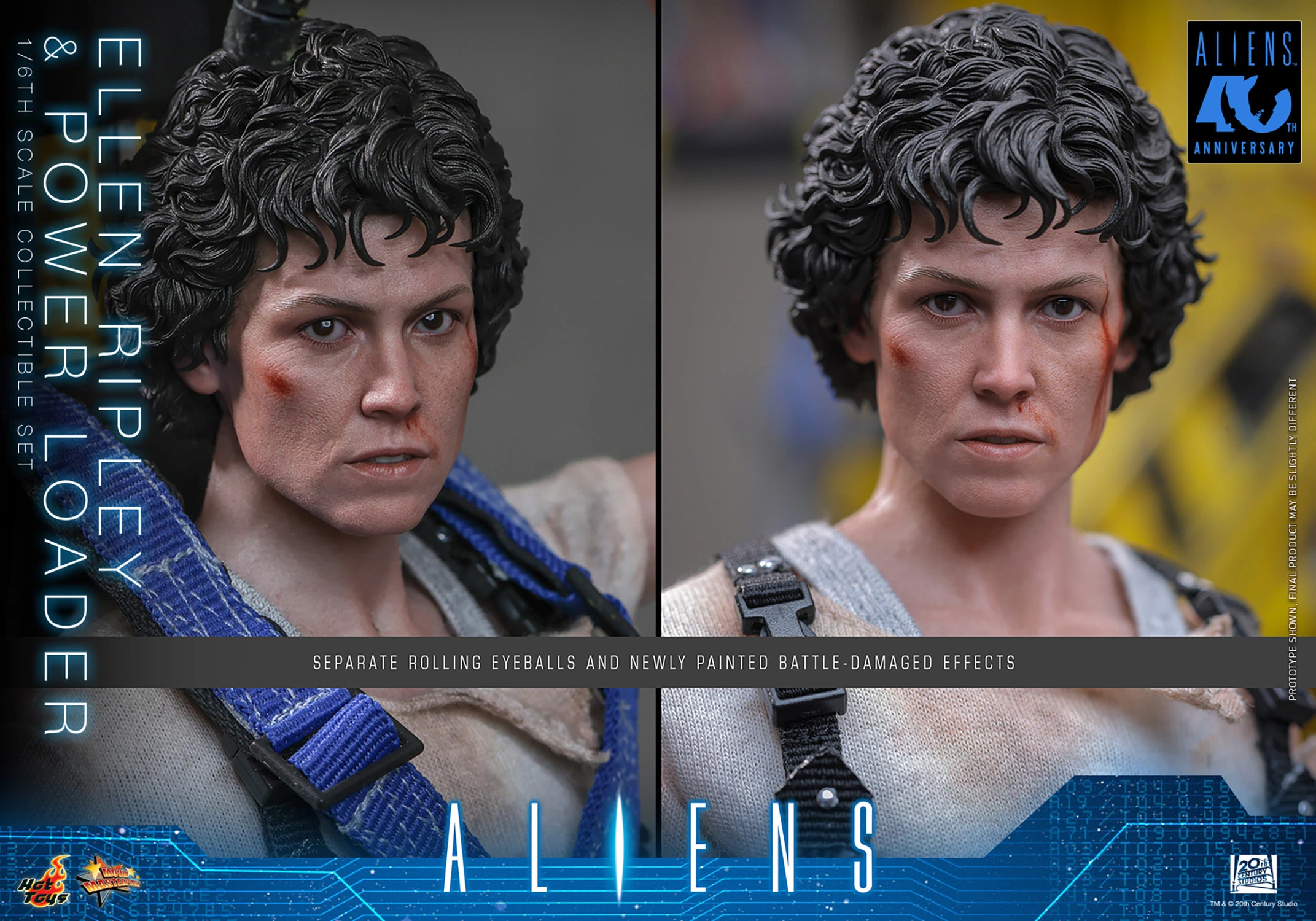 Aliens MMS923 Ellen Ripley & Power Loader 1/6th Scale Collectible Figure and Vehicle Accessory Gallery Image 24